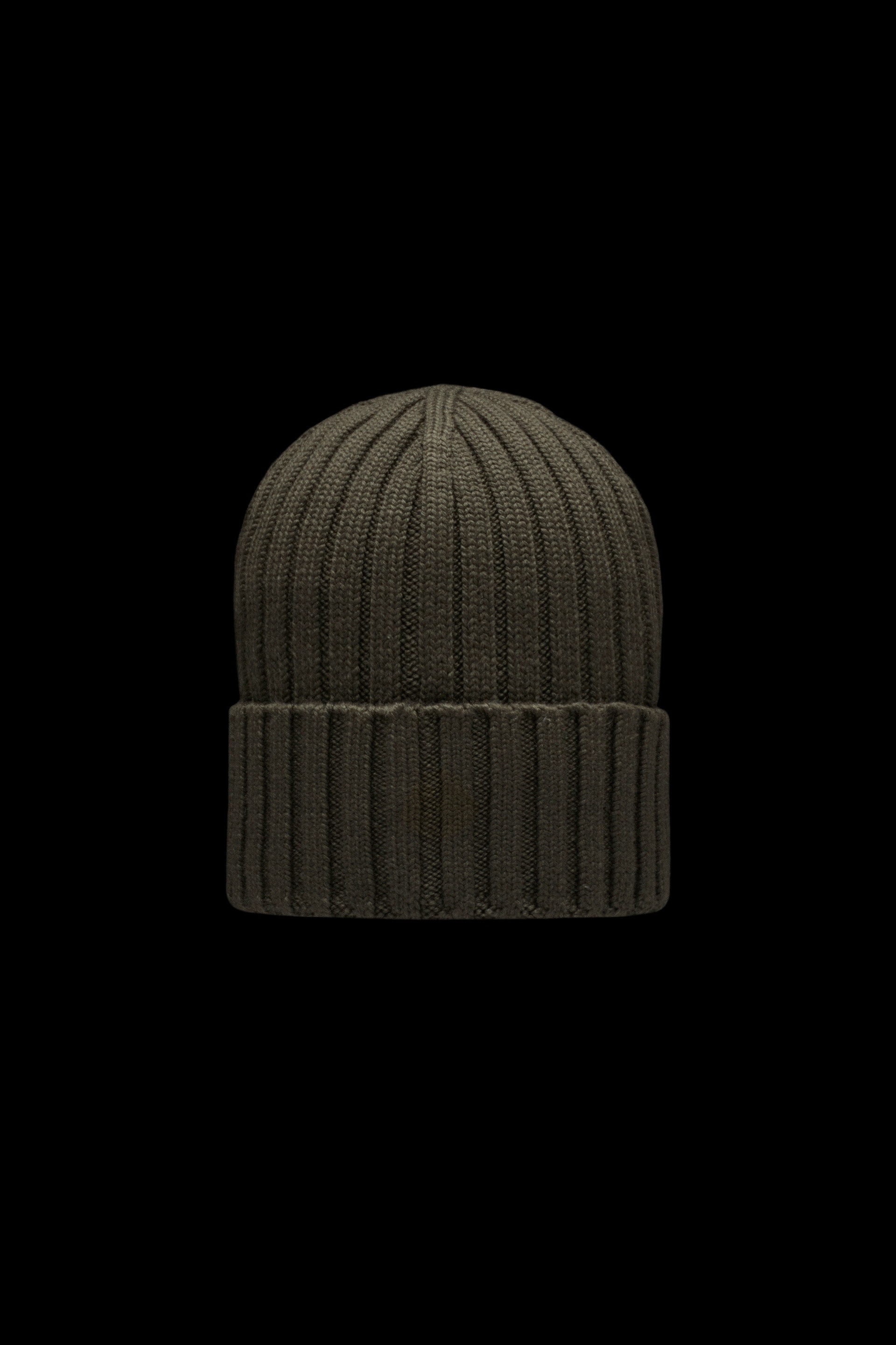 Ribbed Knit Wool Beanie - 4