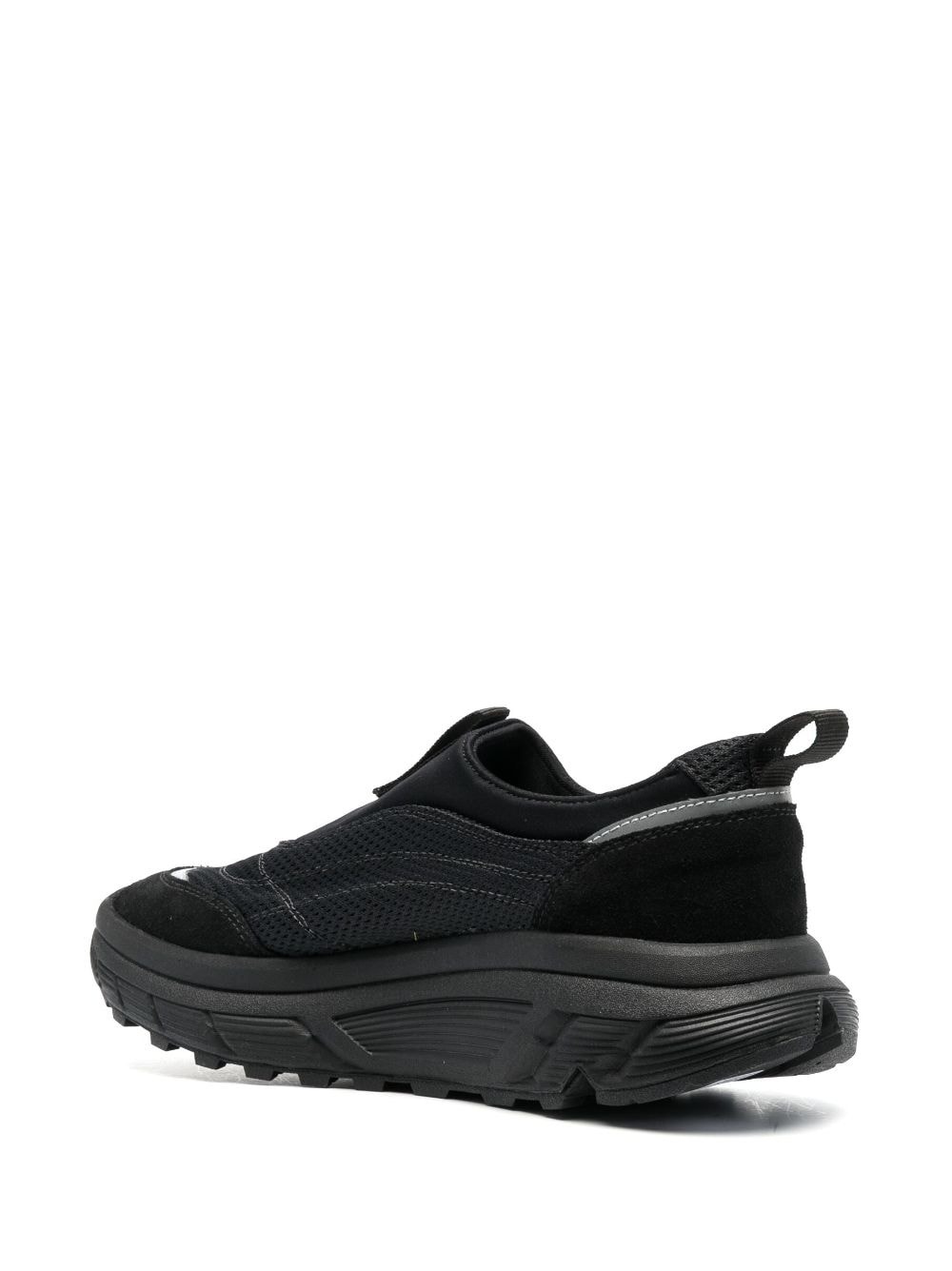 low-top calf leather sneakers - 3