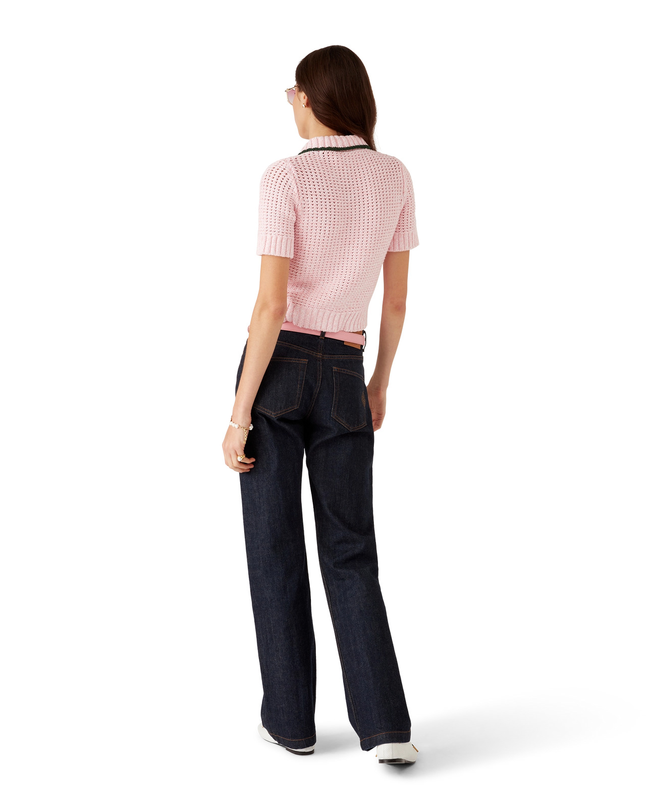 Cotton Mouliné Polo Shirt - 3