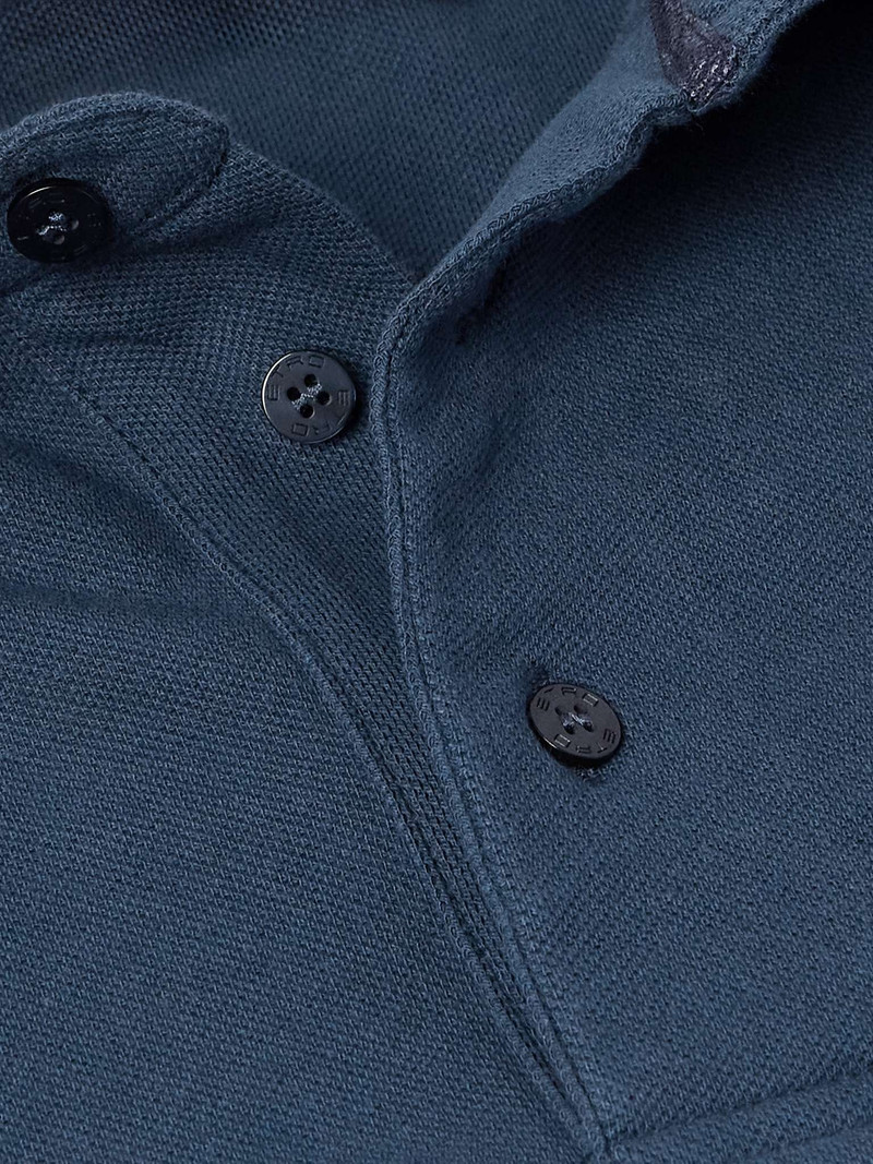 Logo-Embroidered Cotton-Piqué Polo Shirt 4