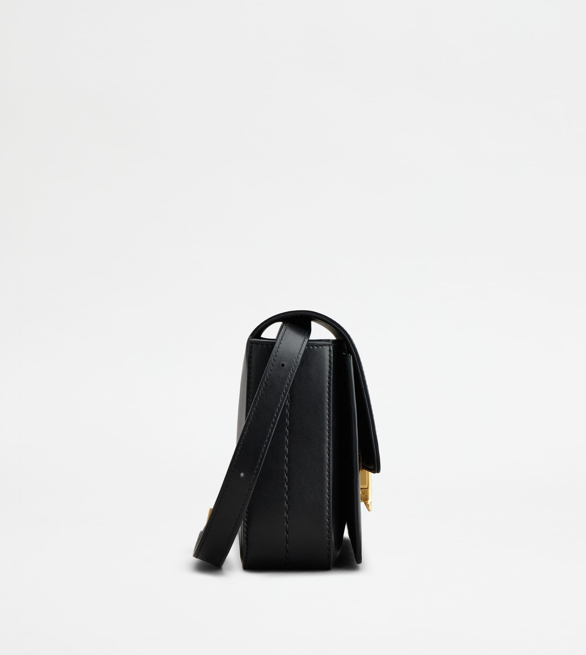 T TIMELESS CROSSBODY BAG IN LEATHER MINI - BLACK - 2