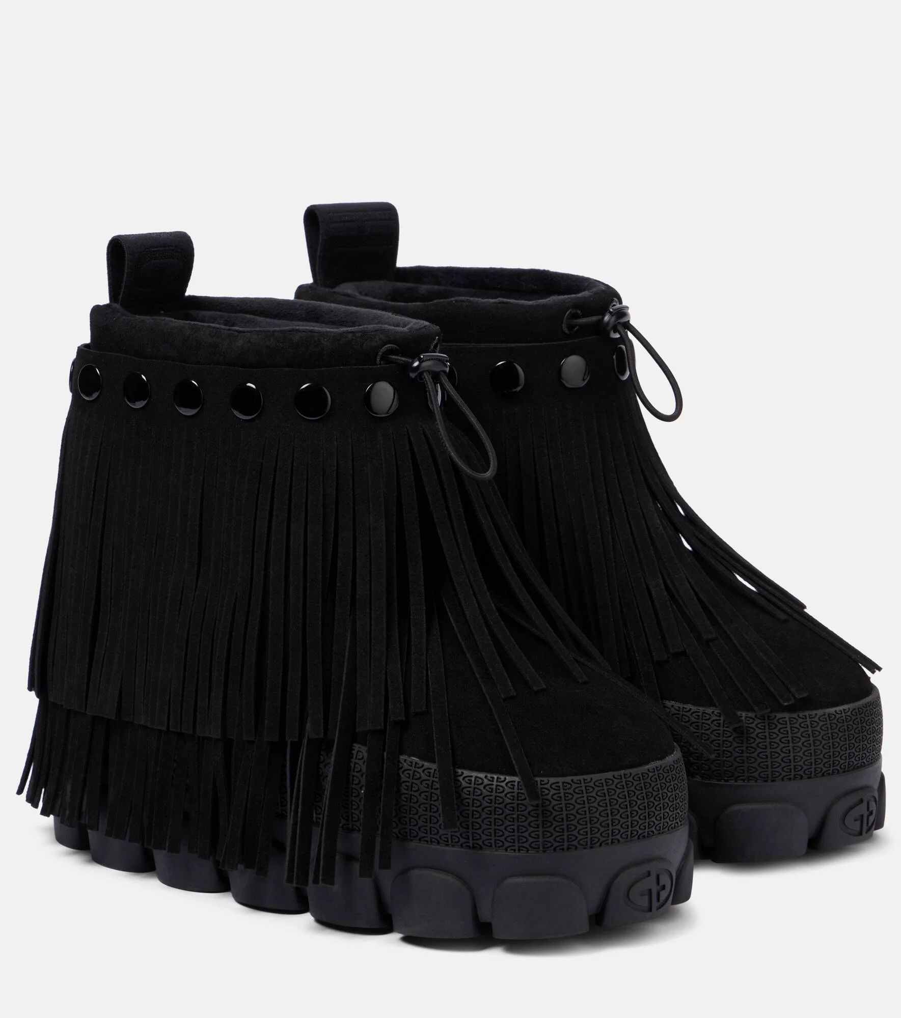 Vergara fringed suede snow boots - 1