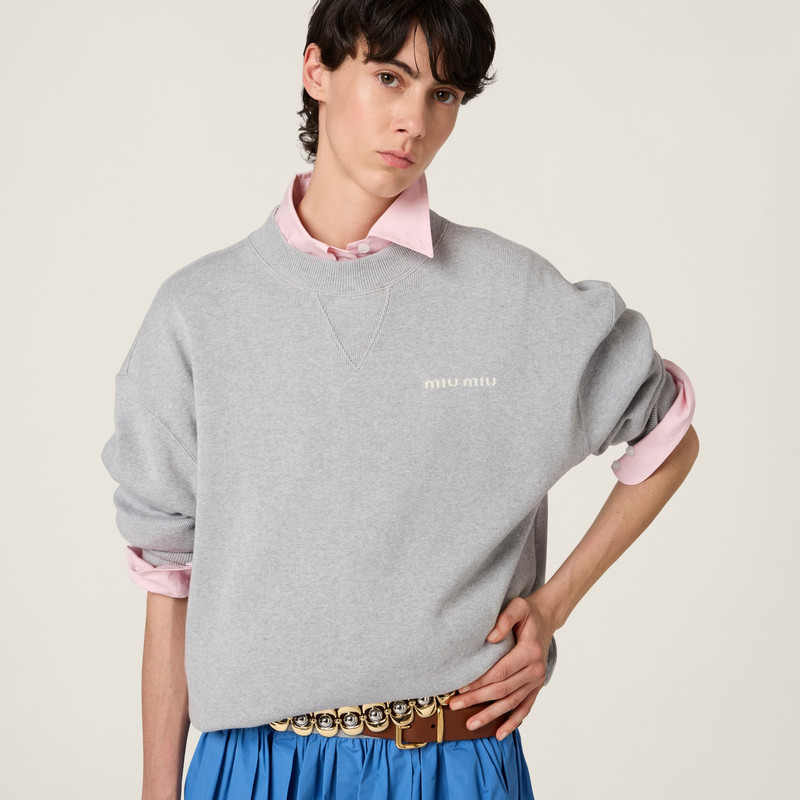 Cotton fleece sweatshirt 4