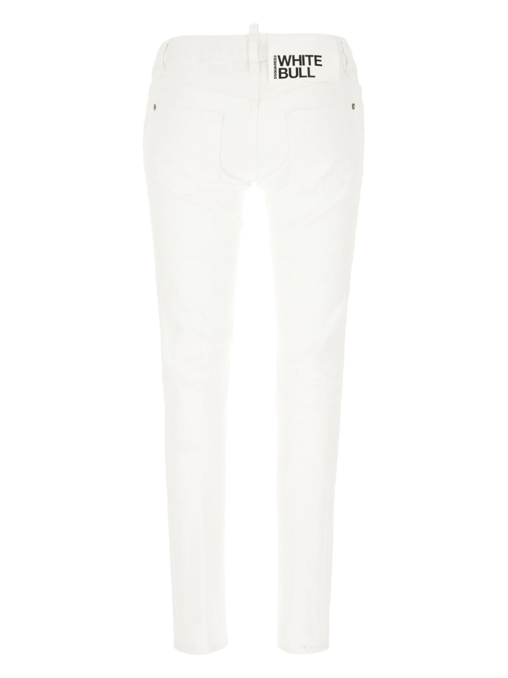 logo-patch skinny jeans - 2