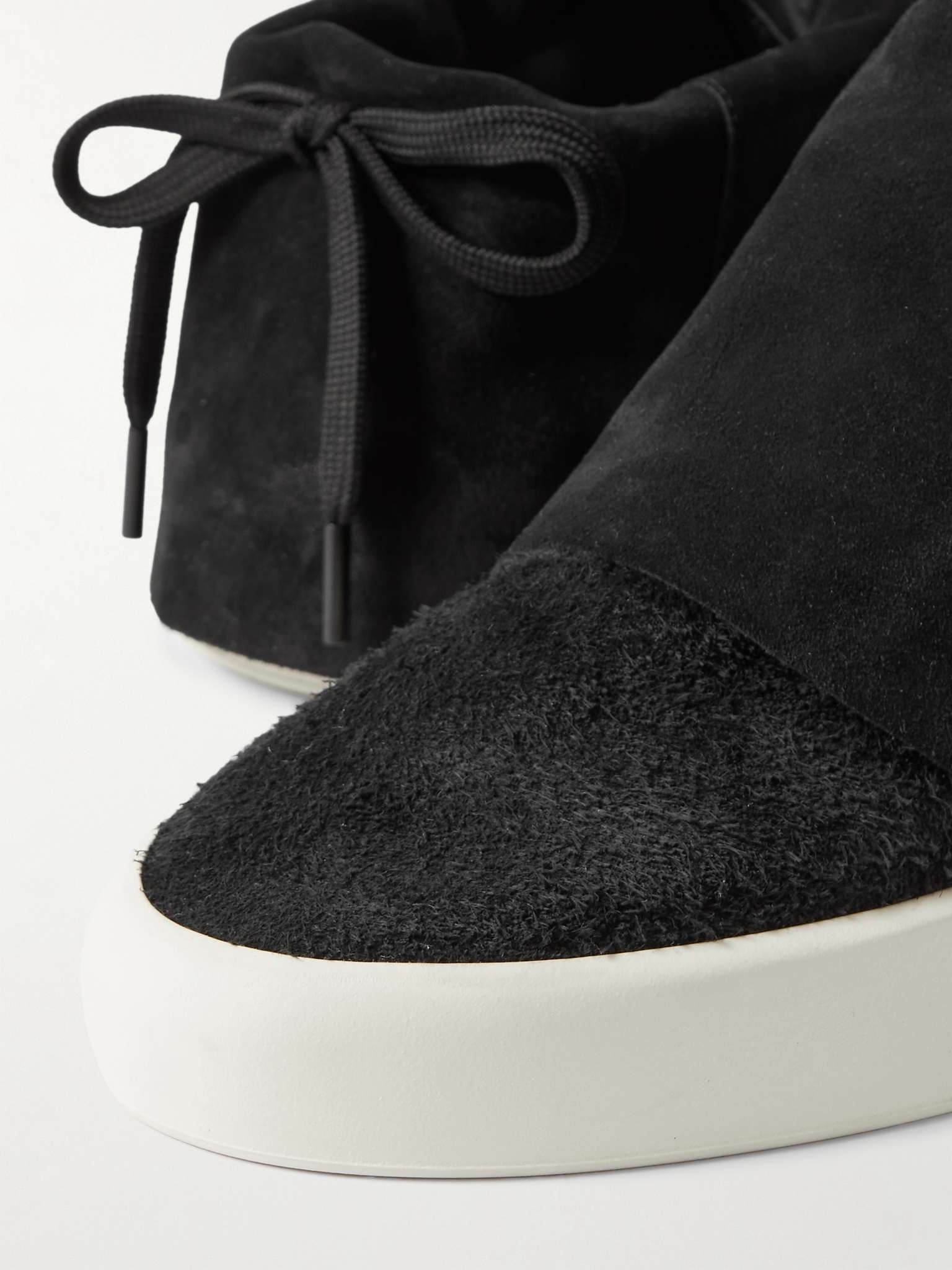 Fear of God Moc Low Layered Distressed Suede Sneakers