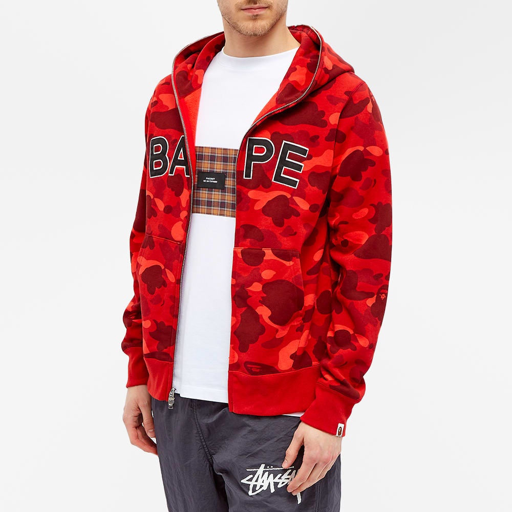 A Bathing Ape Colour Camo BAPE Full Zip Hoody - 4