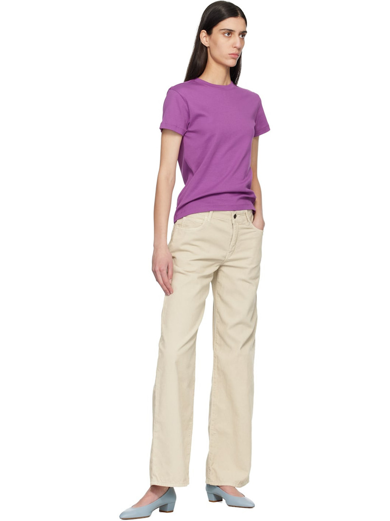 FLORE FLORE Purple Monica T-shirt outlook