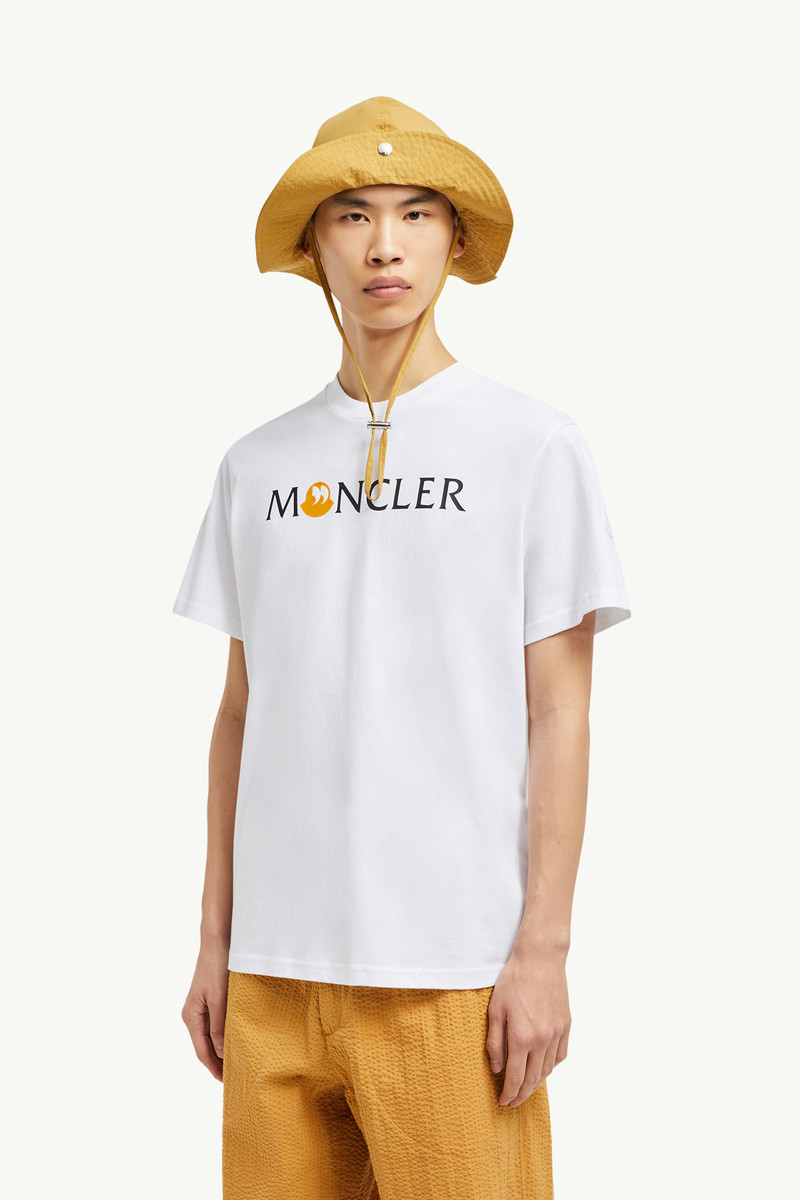 Moncler Punctuation Logo Cotton T-Shirt outlook