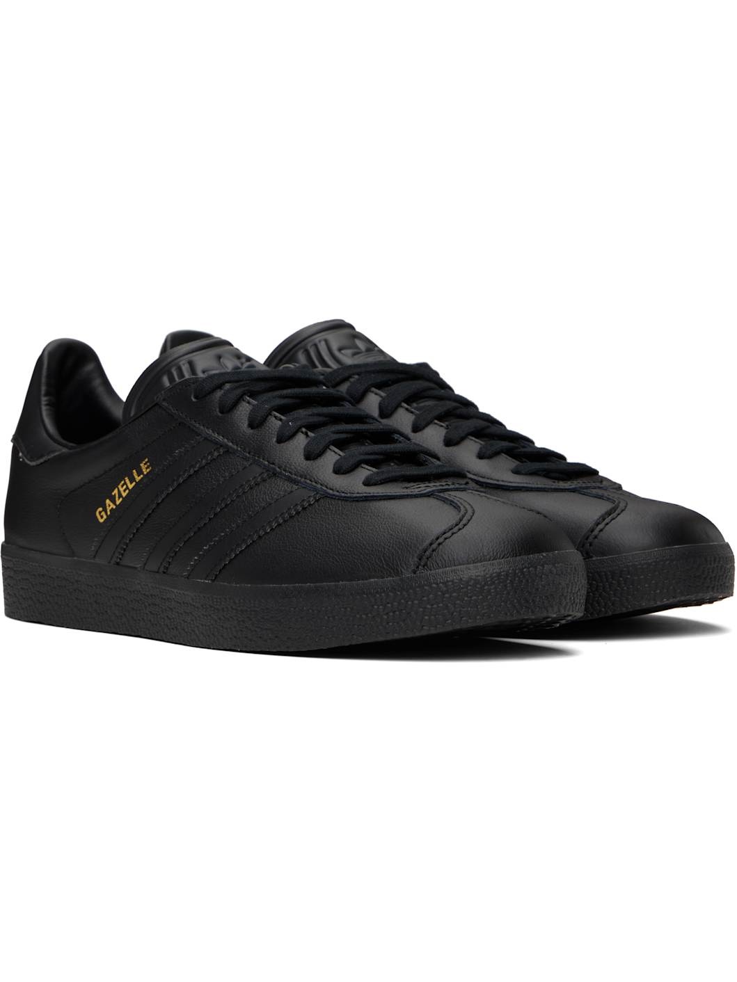 Black Gazelle Sneakers - 4