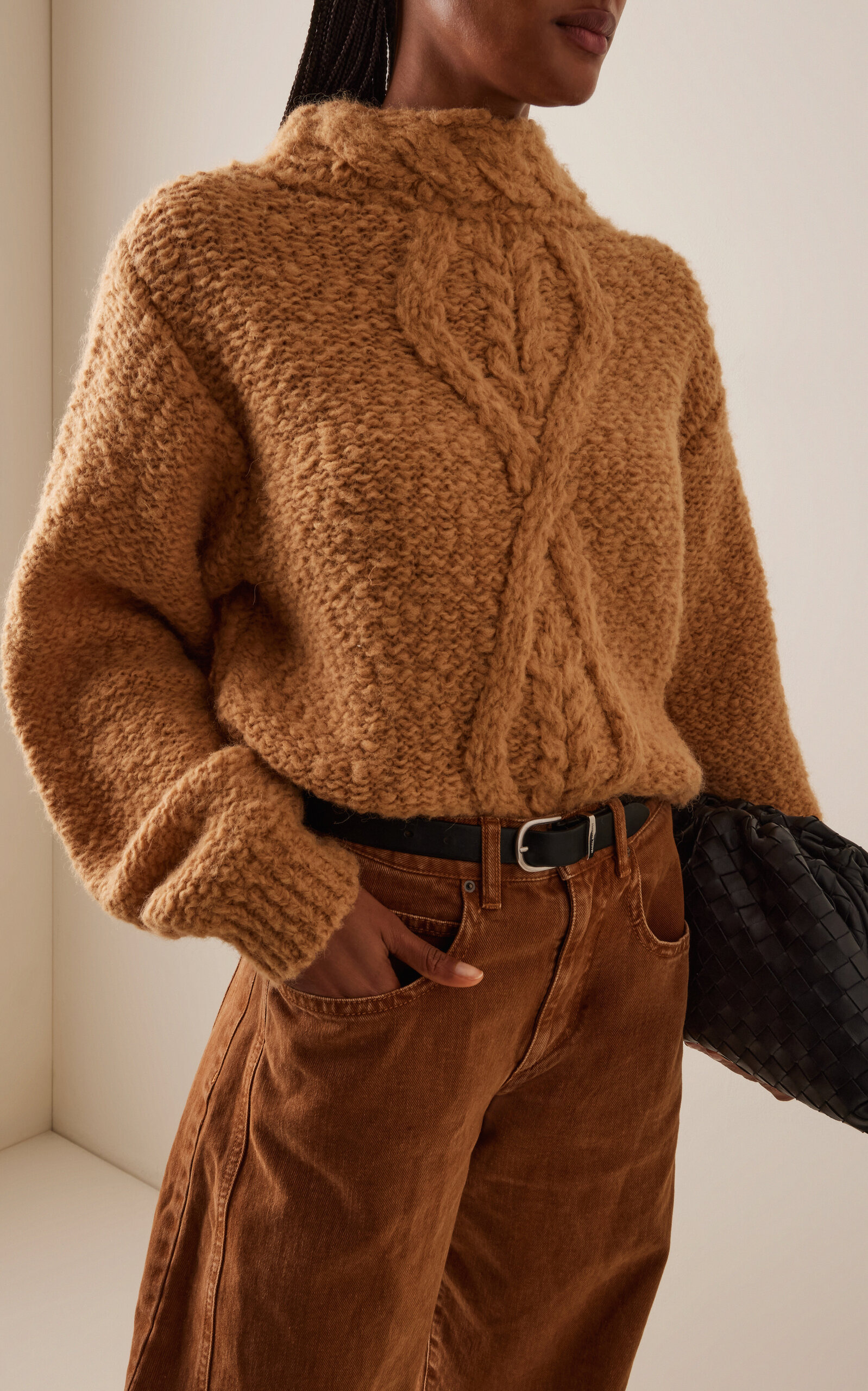 Romane Alpaca-Blend Sweater tan - 3