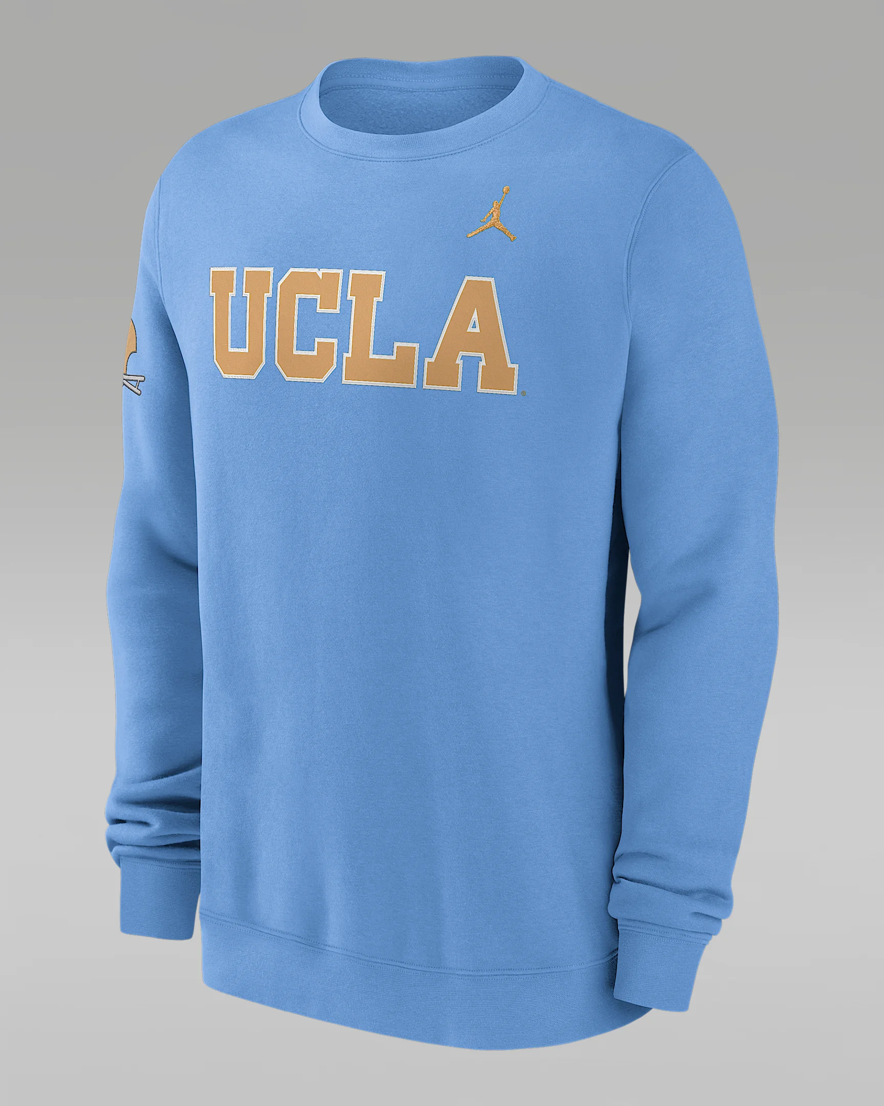 UCLA Sideline Club Men's Jordan Brand College Pullover Crew - 1