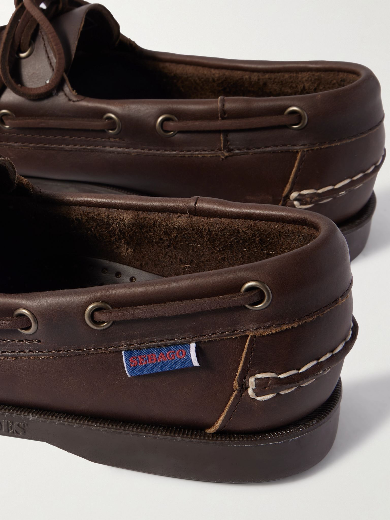 Portland Leather Boat Shoes Brown - 5