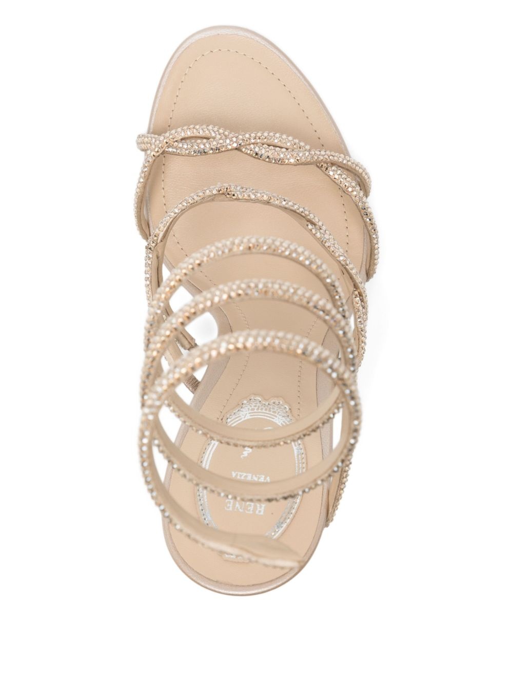 110mm spiral-embellished sandals - 4