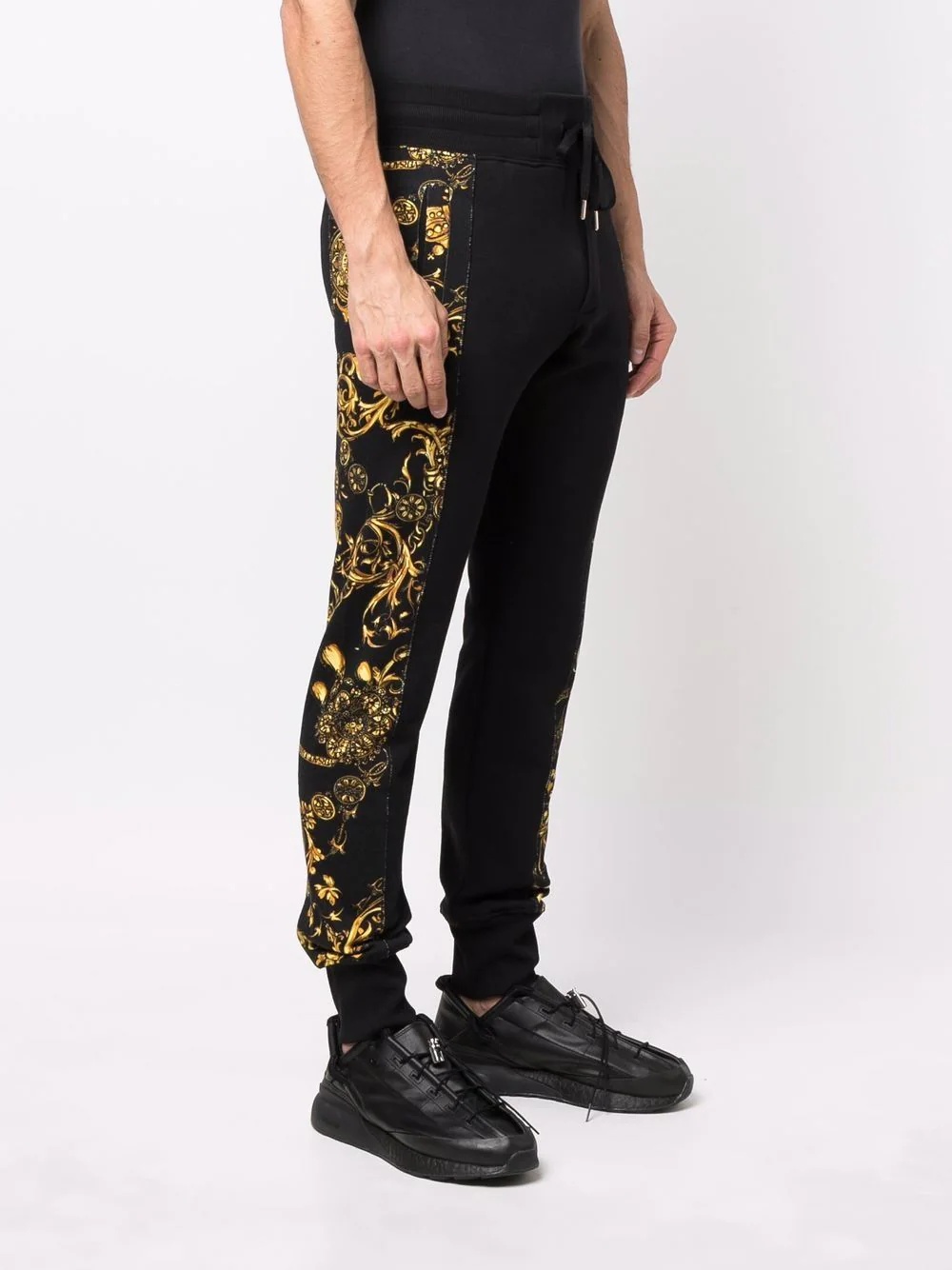 baroque-print track pants - 3