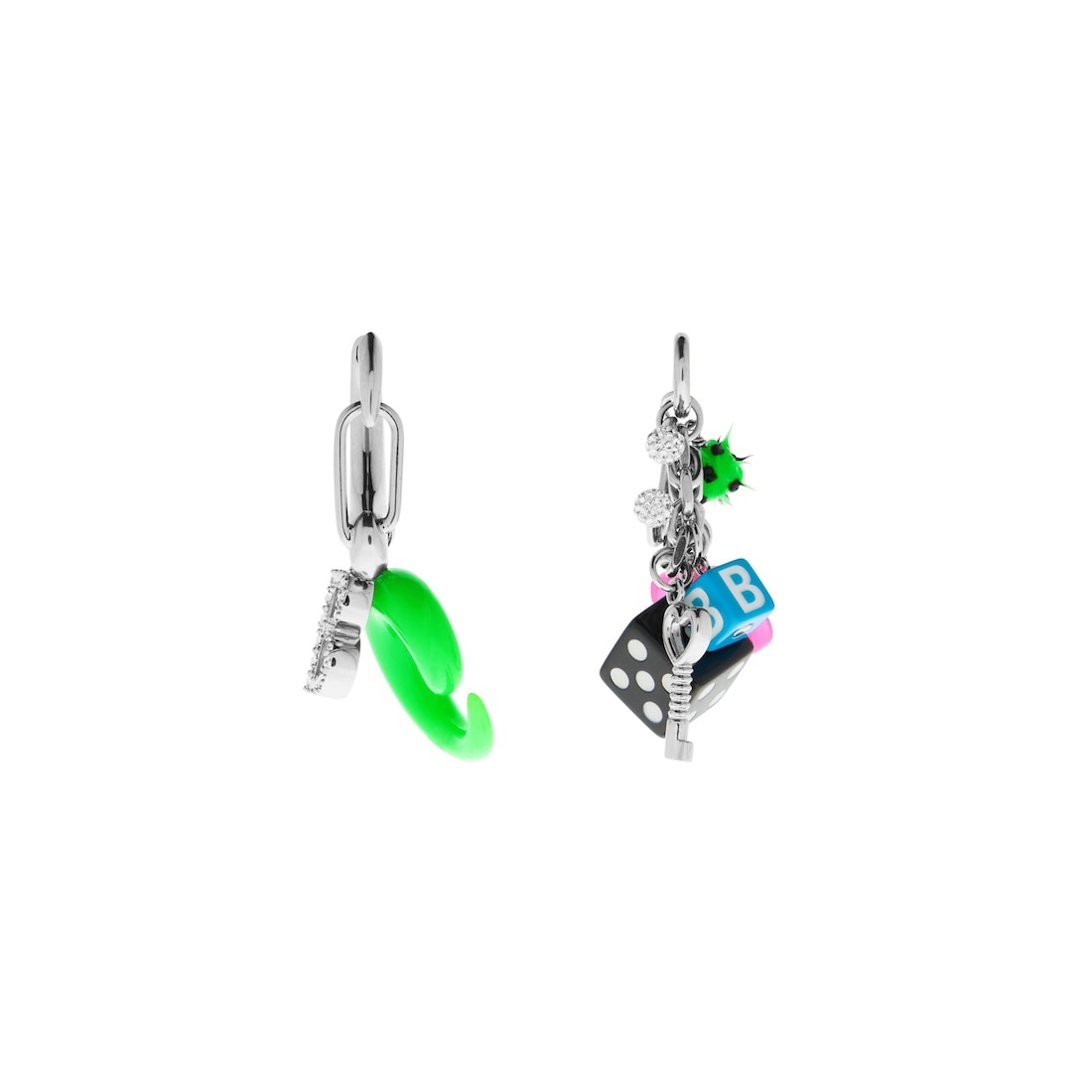 Women's Pigalle Collector Earring in Silver/multicolor - 3