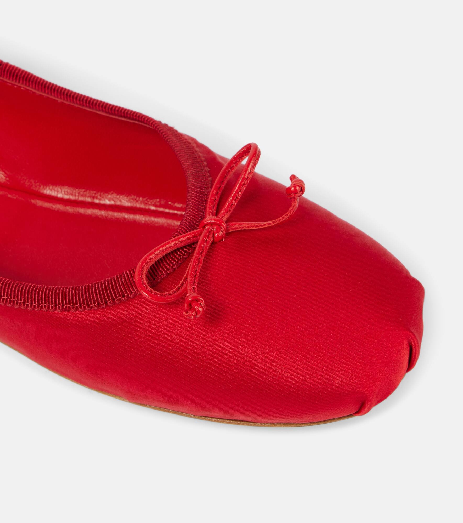 Satin ballet flats - 6