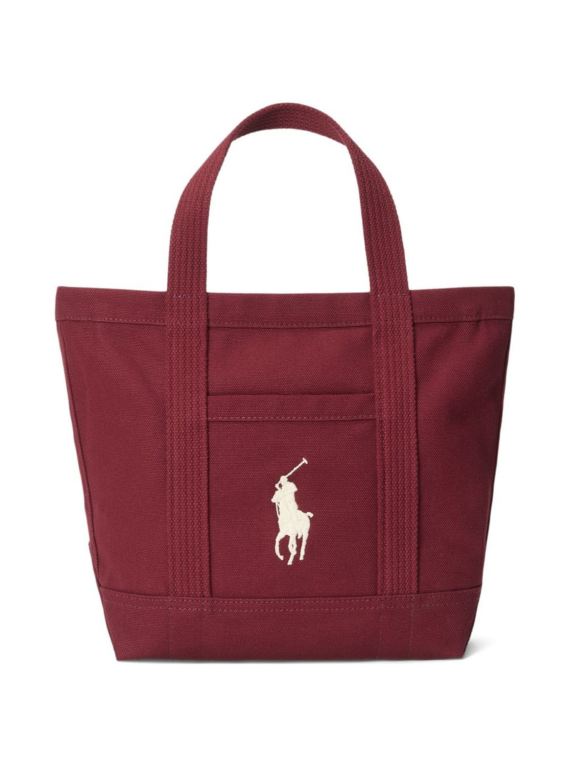 logo-embroidered tote bag 1