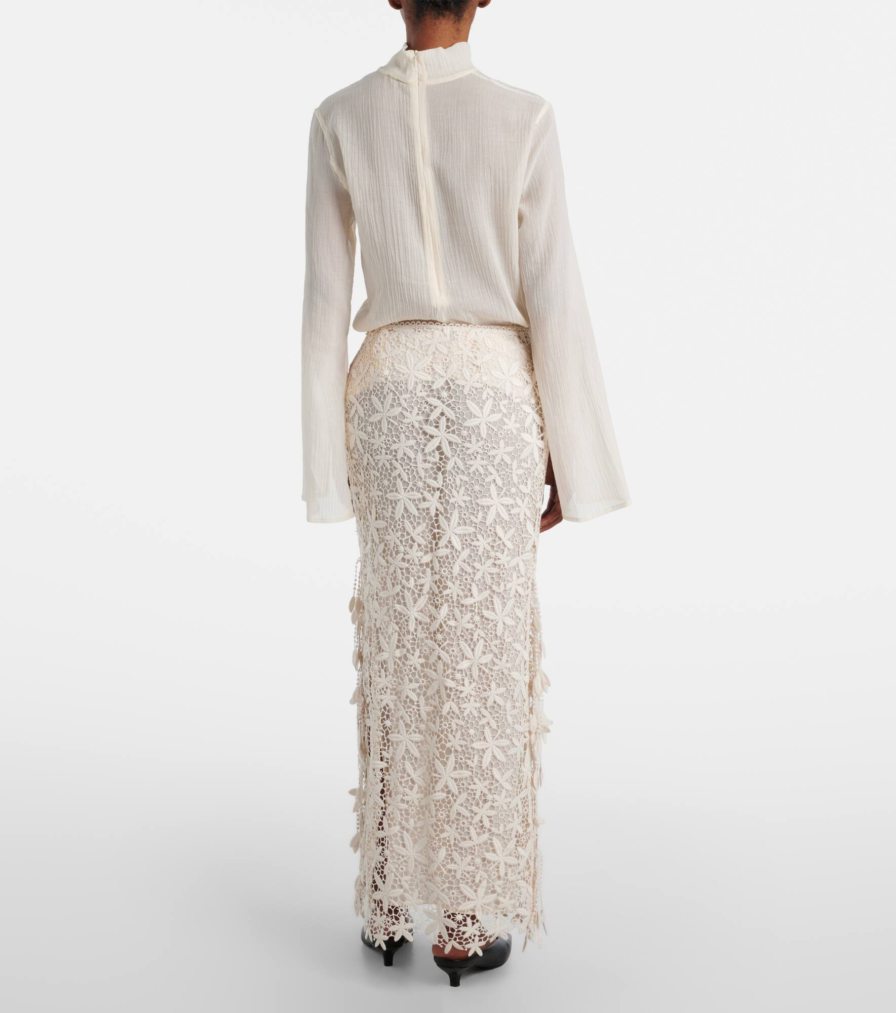 Low-rise maxi skirt - 3
