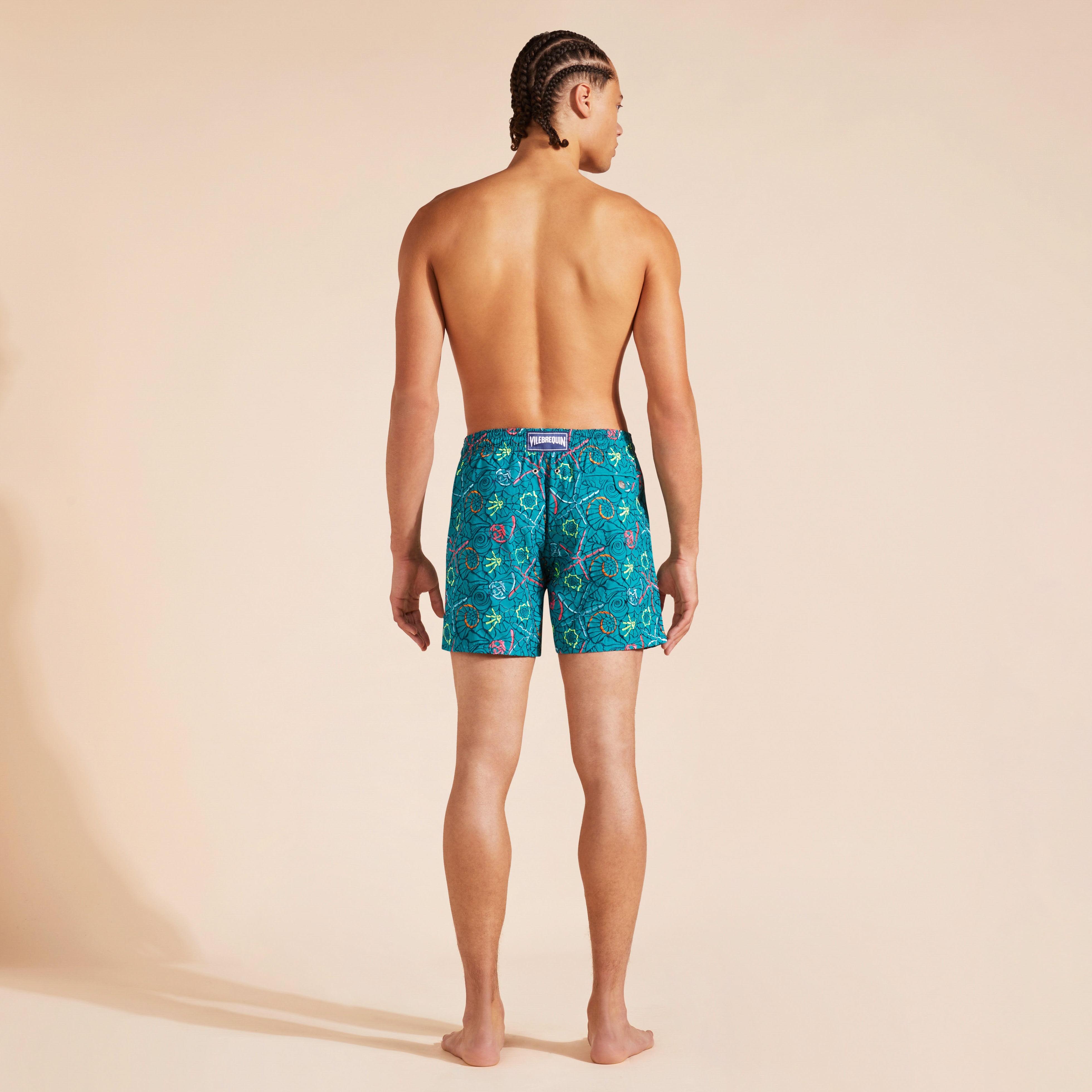 Men Swim Shorts Embroidered Noumea Sea - Limited Edition - 4