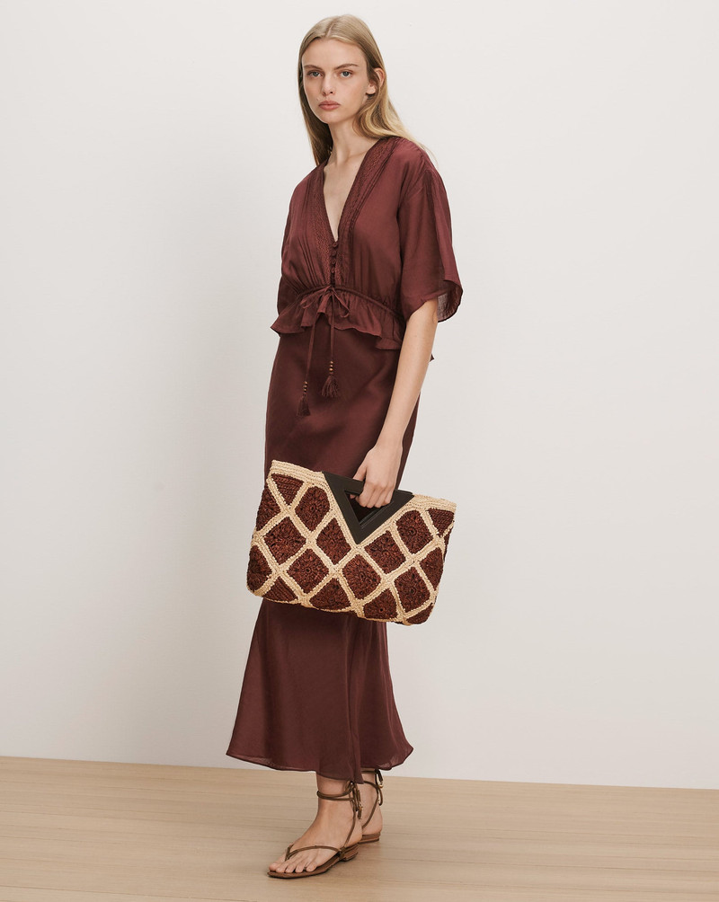 VERONICA BEARD DOMINICK MIDI DRESS outlook