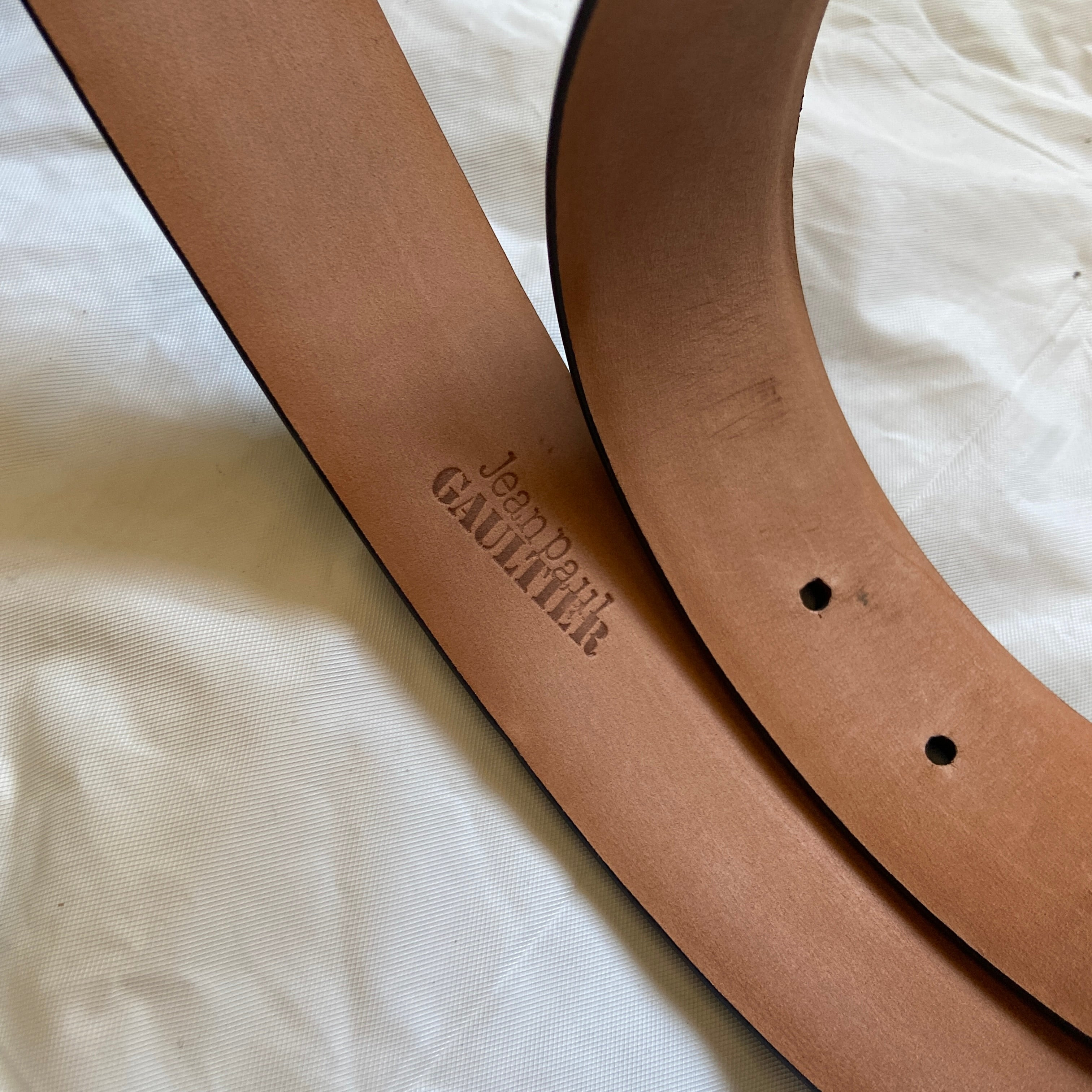 Jean Paul Gaultier spike leather belt - 6