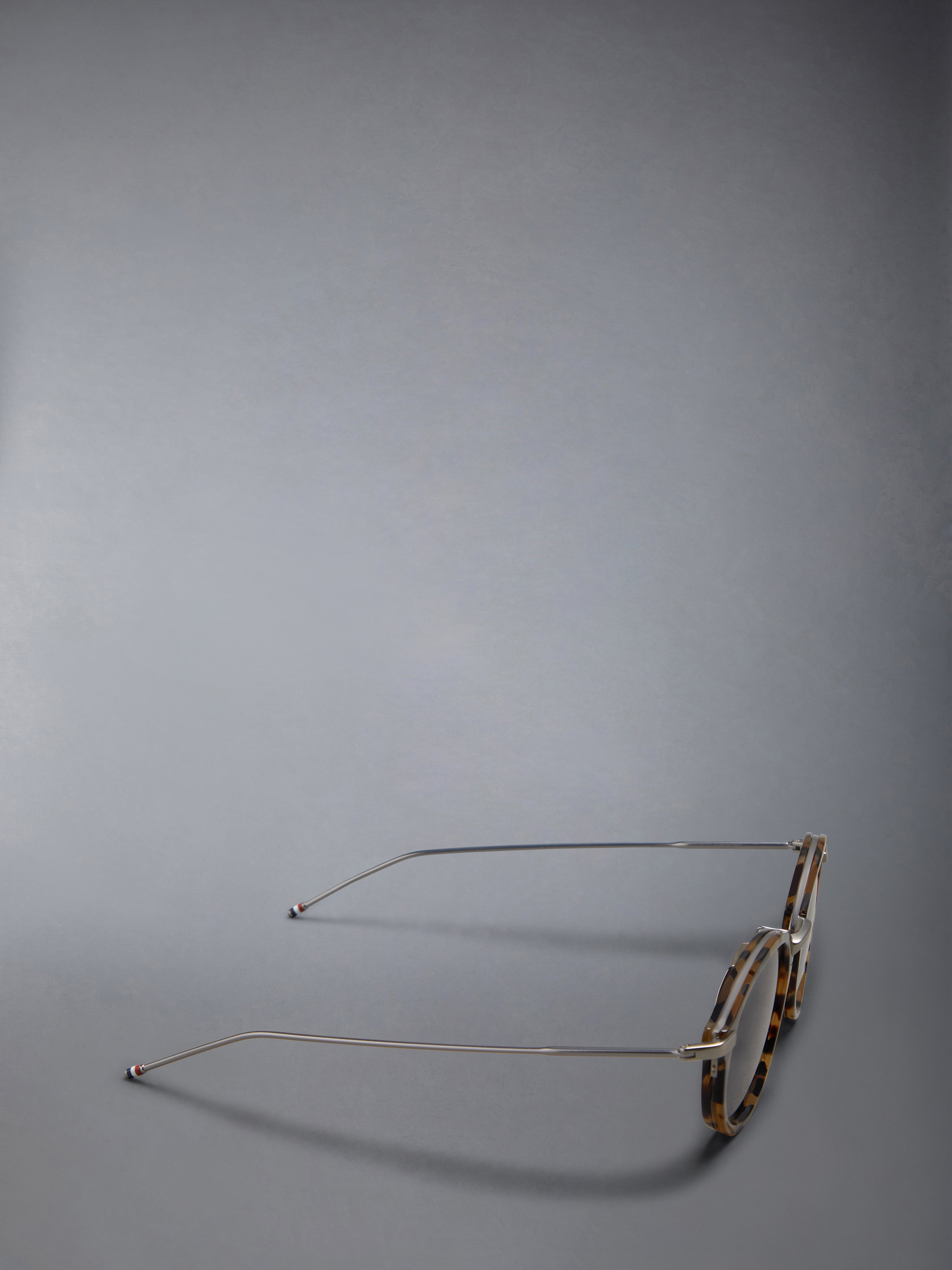Acetate And Titanium Round Sunglasses - 6
