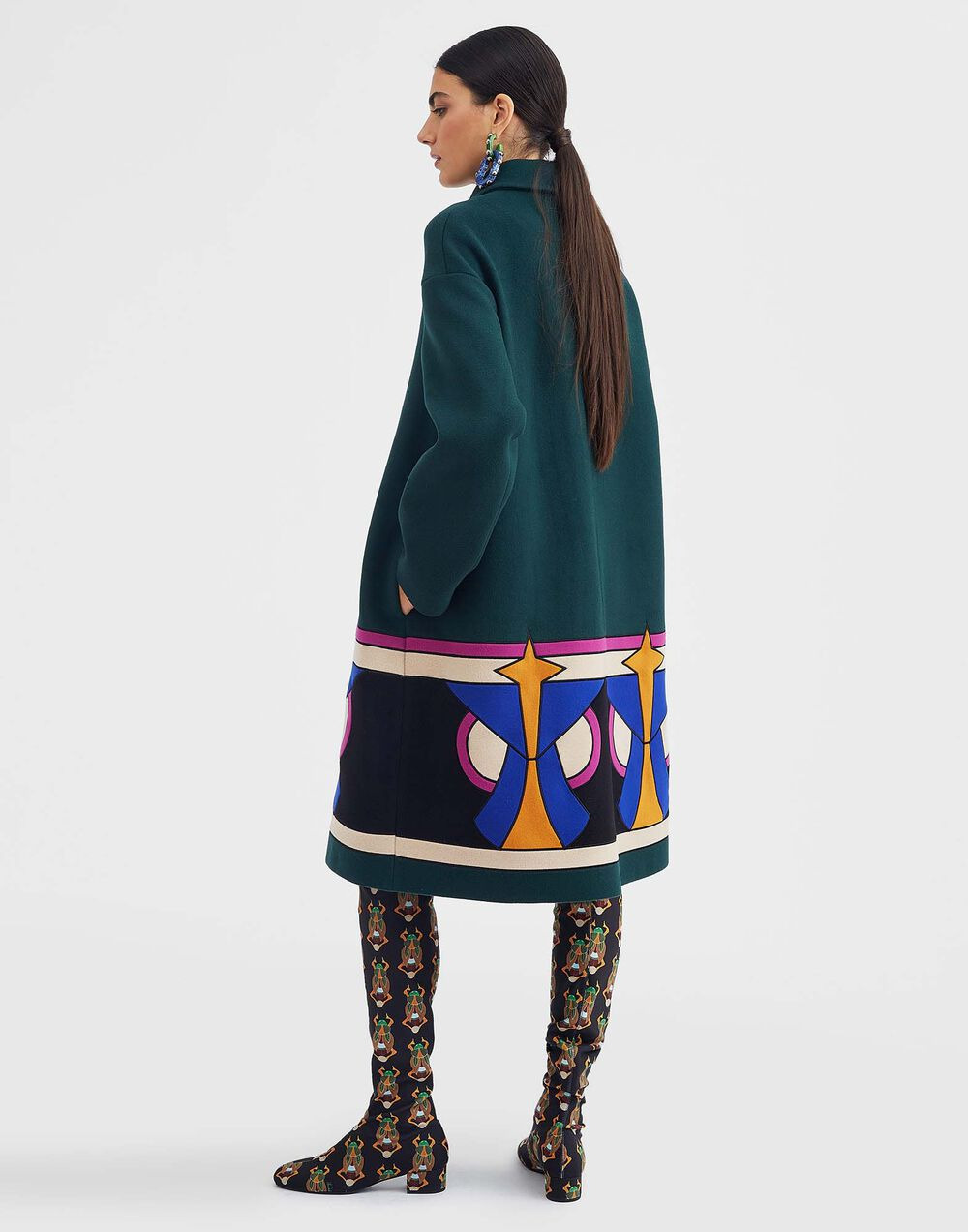 Boxy Coat Intarsia - 5