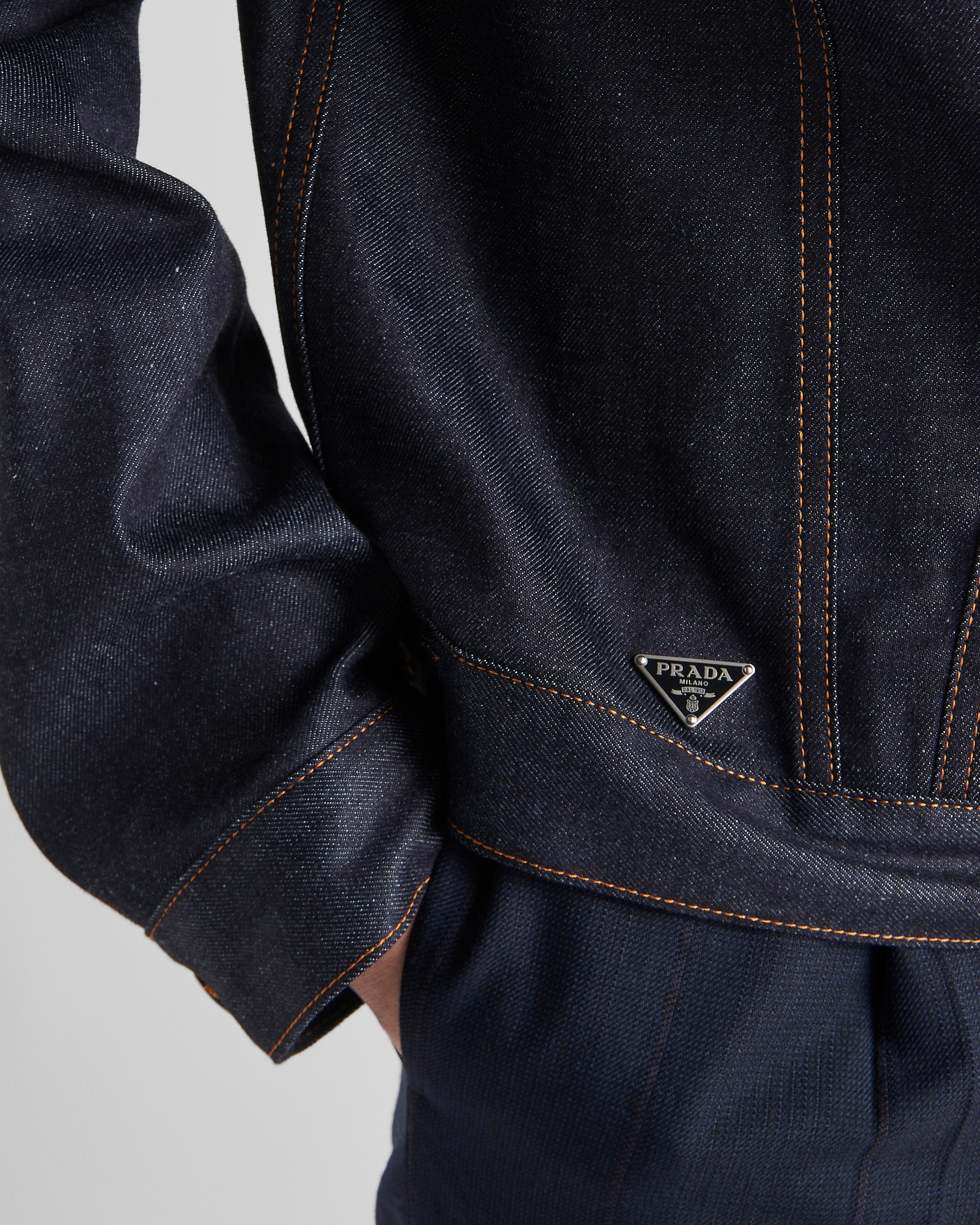 Denim blouson jacket - 3