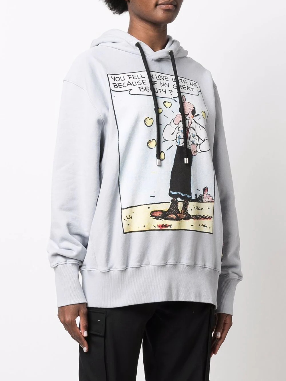 Olive Oyl cotton hoodie - 3