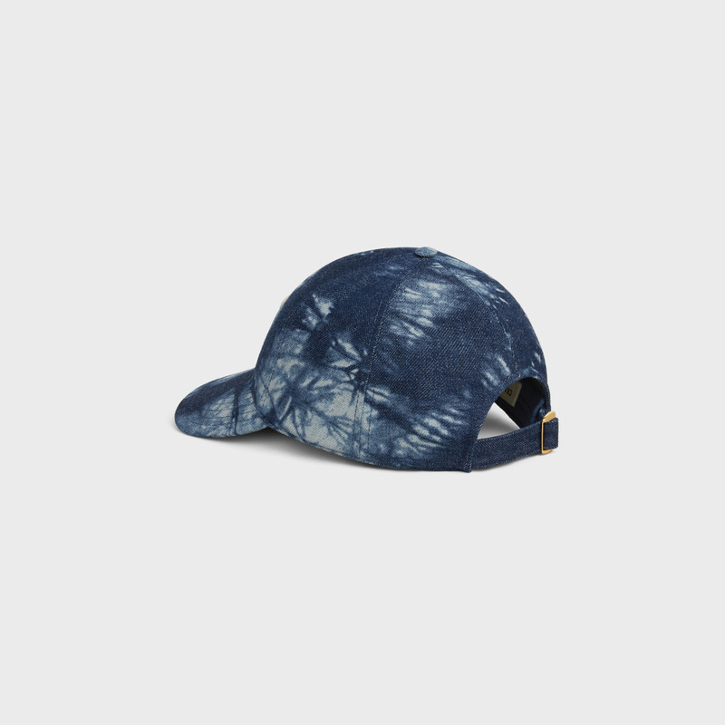 triomphe baseball cap in tie dye cotton 4