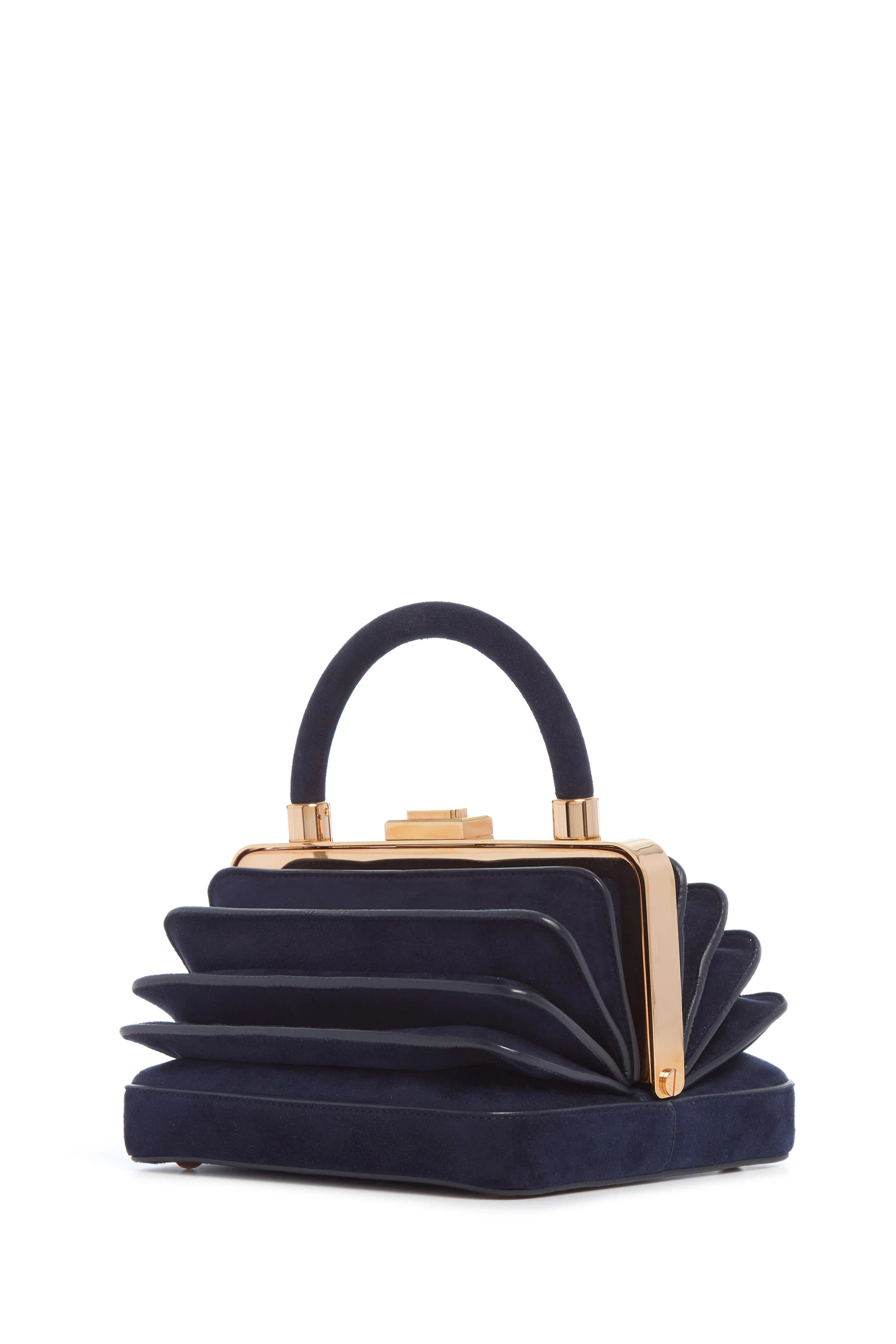 Diana Bag in Navy Suede - 1