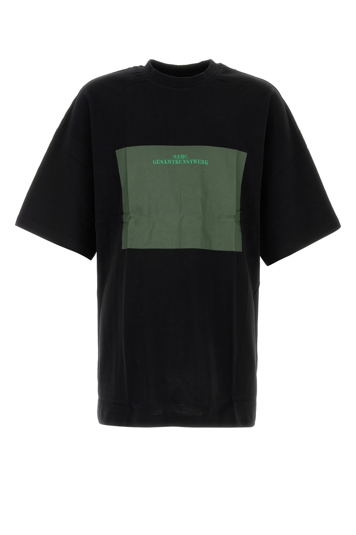 Black cotton t-shirt - 1