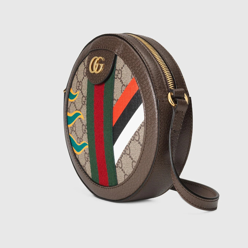 GUCCI Round shoulder bag with Double G outlook