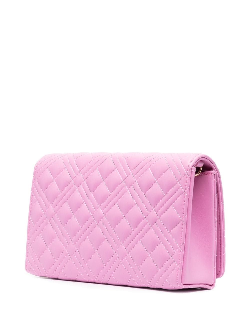 quilted-finish crossbody bag - 3