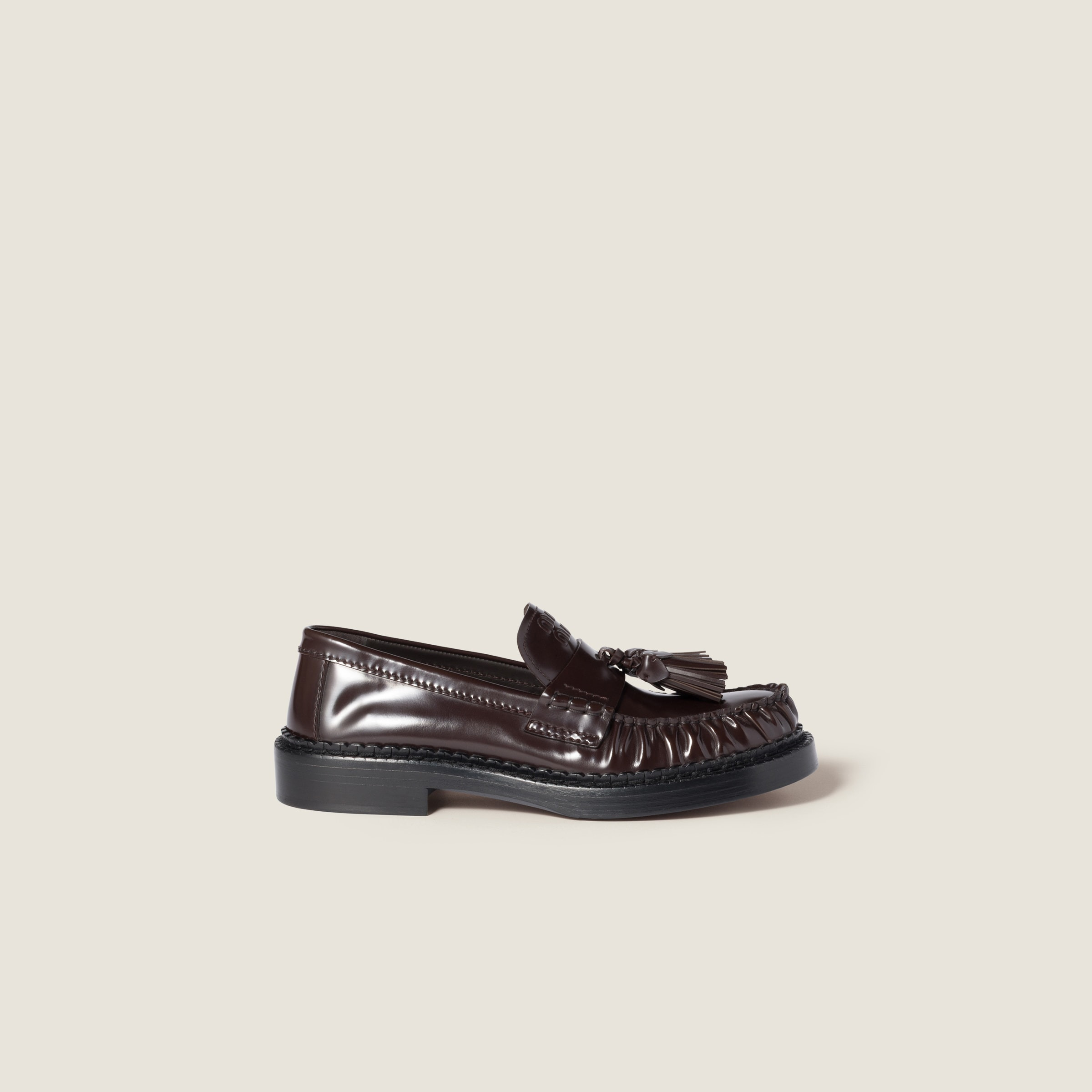 Tassel loafers in polished leather - 2