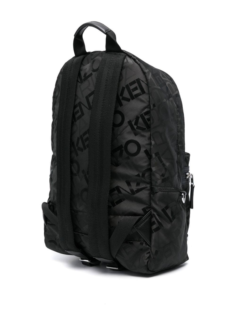 logo-jacquard backpack - 3