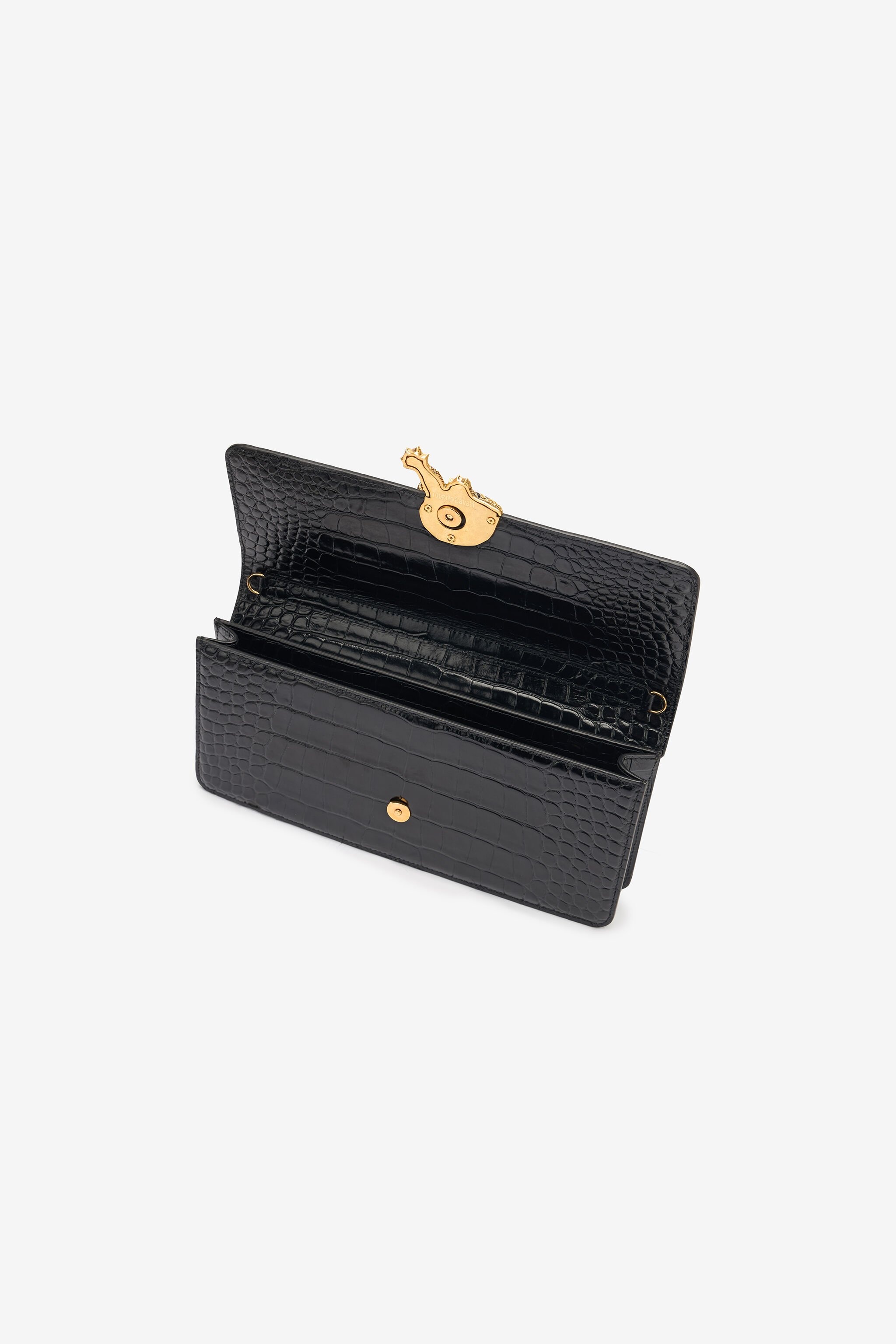 Long Crocodile-Print Roar Clutch - 6