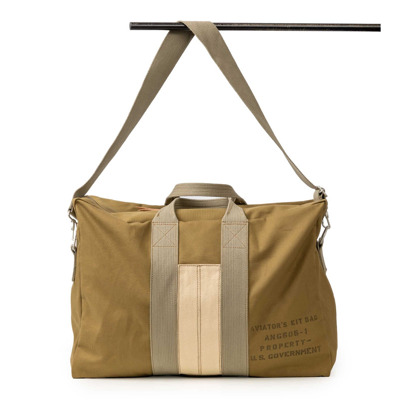 The Real McCoys The Real McCoy's Aviator's Kit Bag 6505-1 Khaki outlook