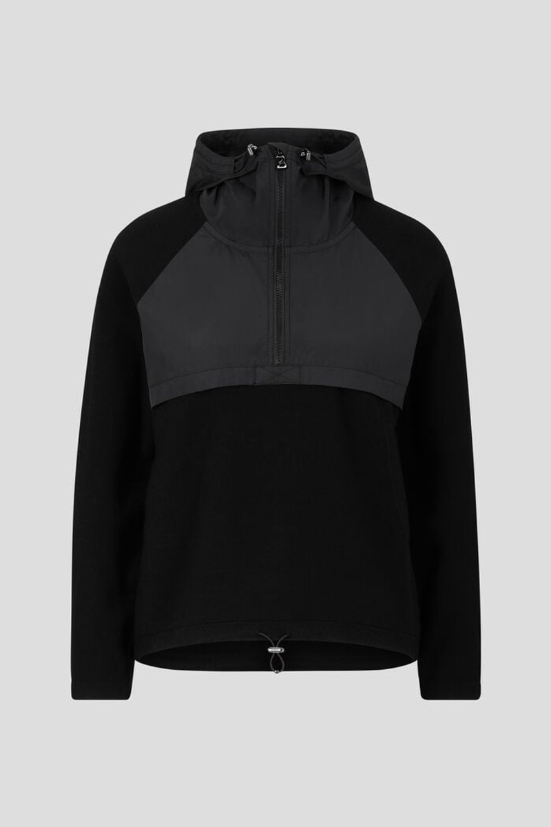 Sohra Knitted hoodie in Black 1