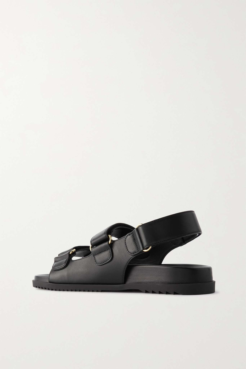 Moritz logo-embellished leather slingback sandals 3