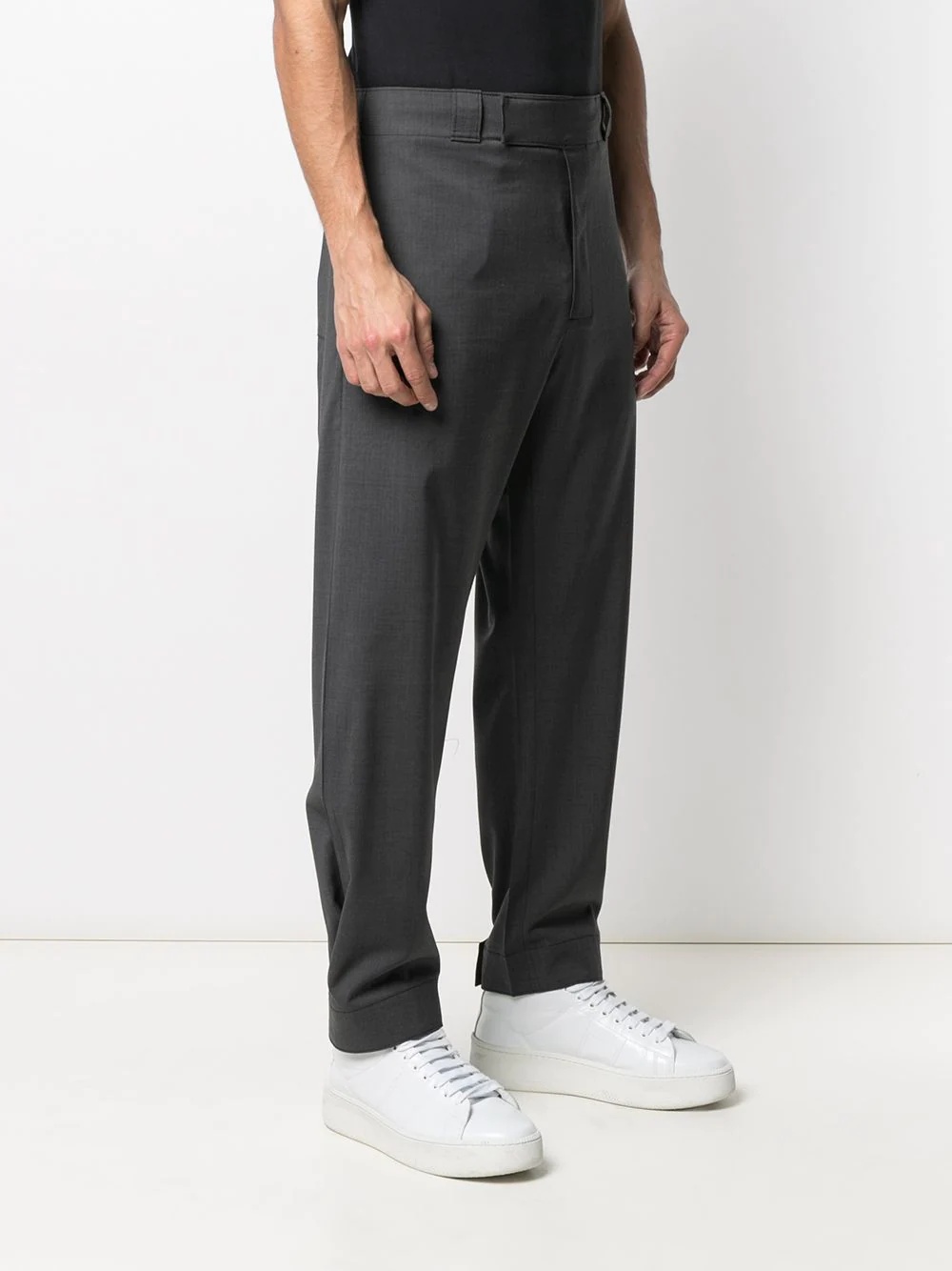 tapered cuff trousers - 3