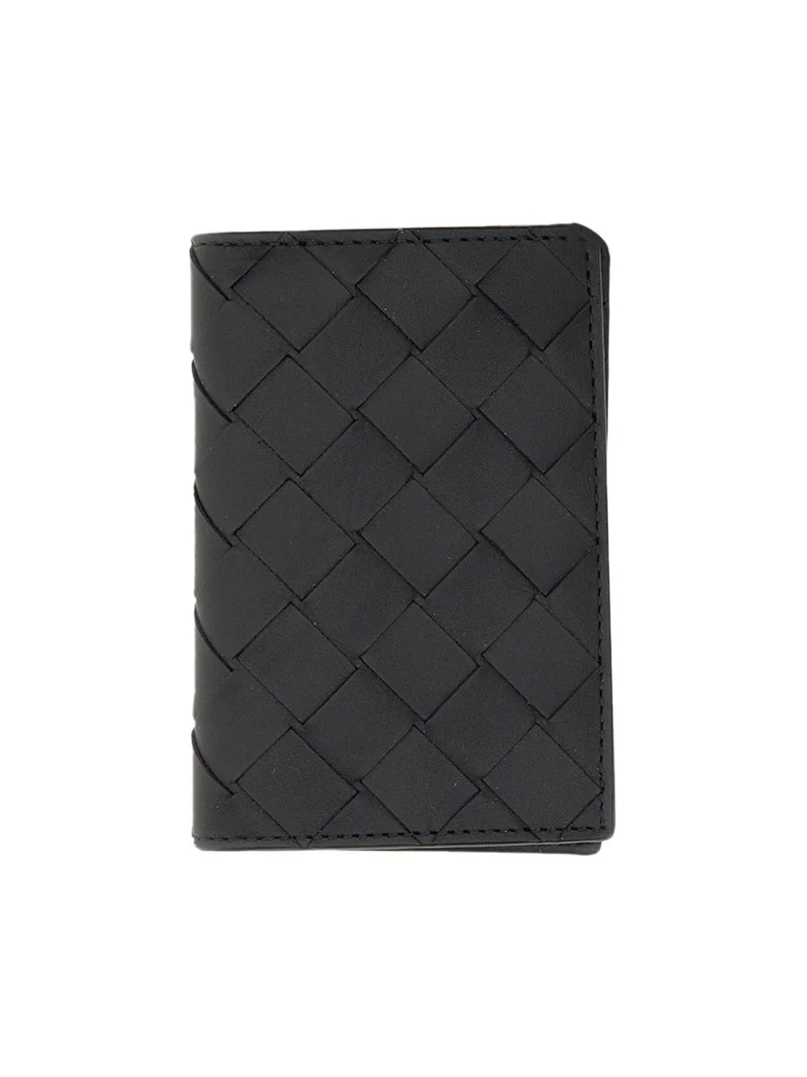 Bottega Veneta Men Portacarte Intrecciato Con Patta - 1