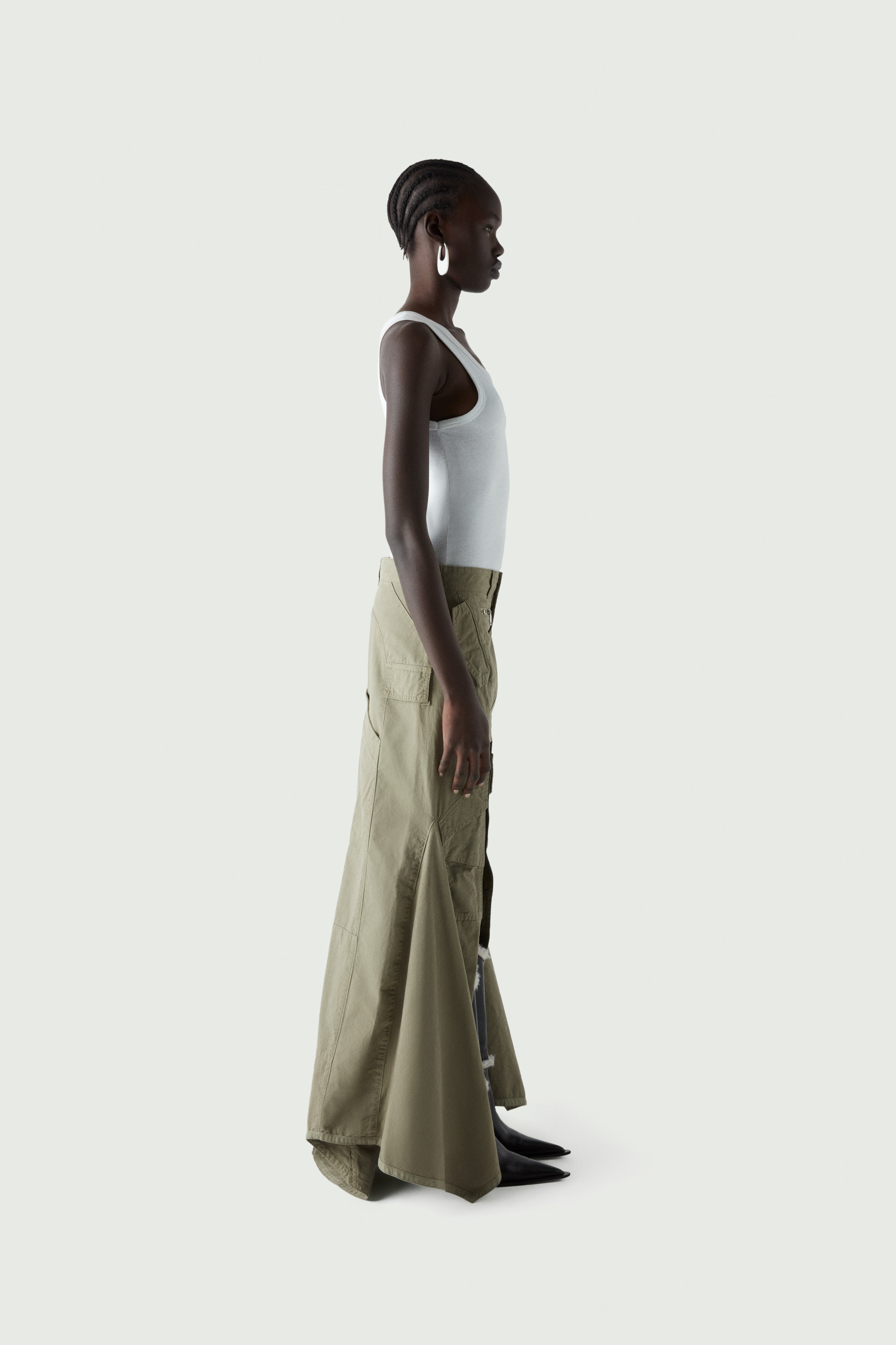 Panelled Skirt - 3
