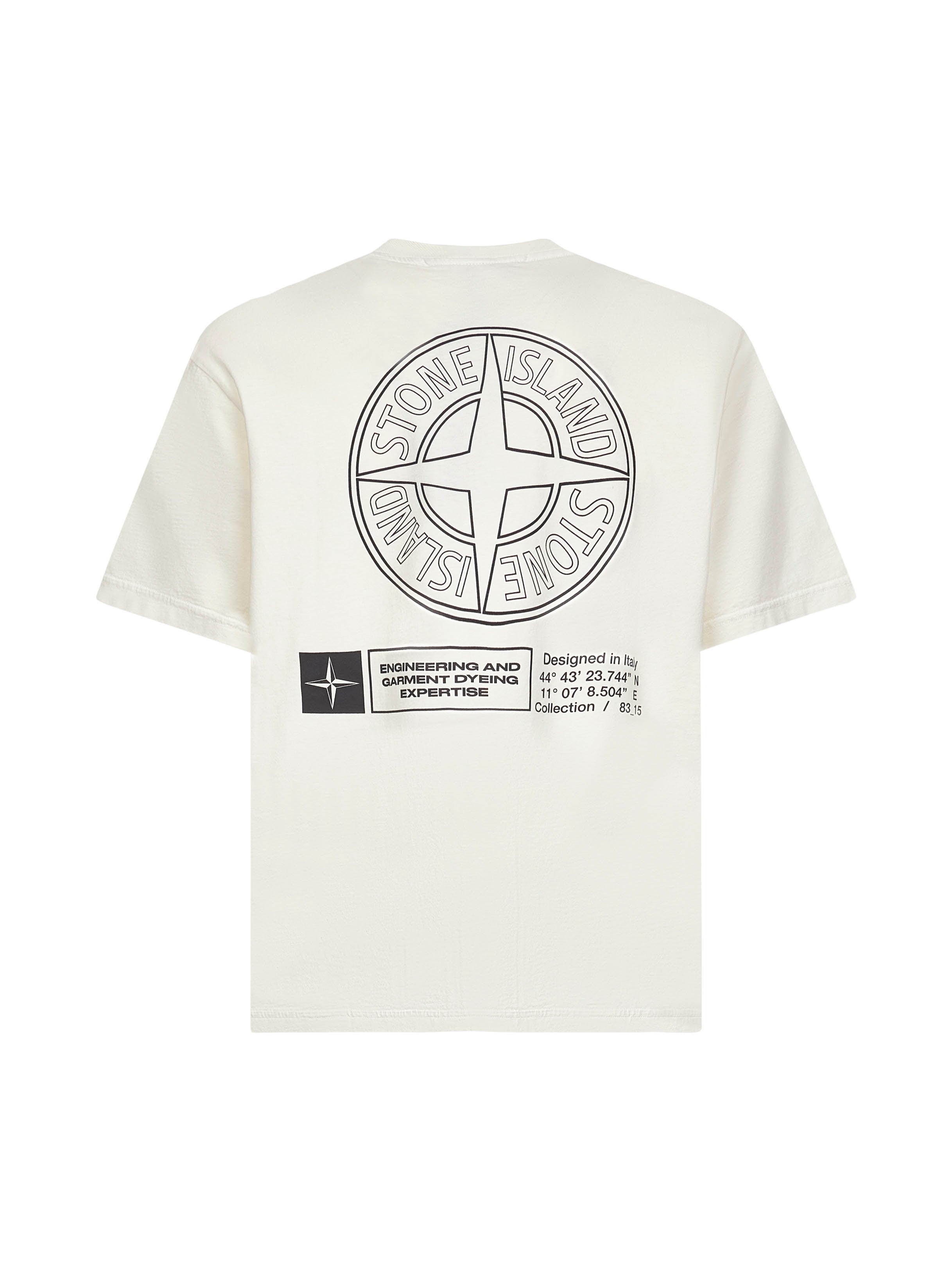 Ivory jersey printed T-shirt - 2