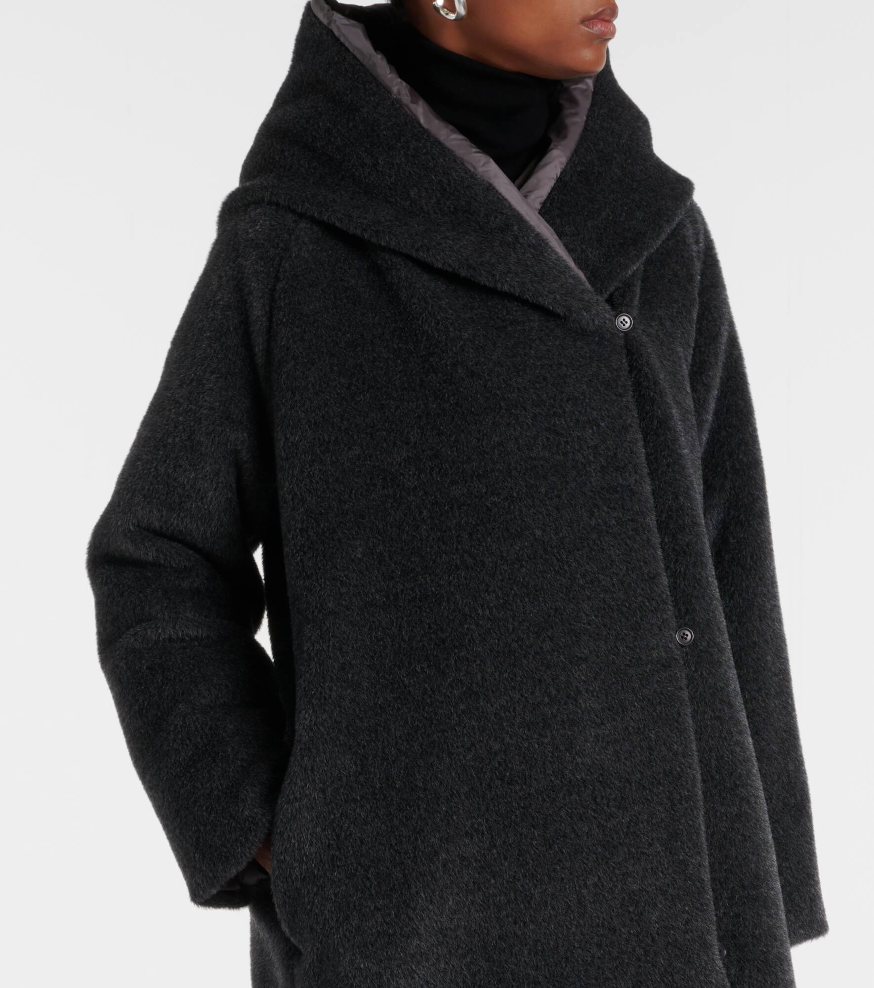 Cube Orion alpaca and wool down coat - 6