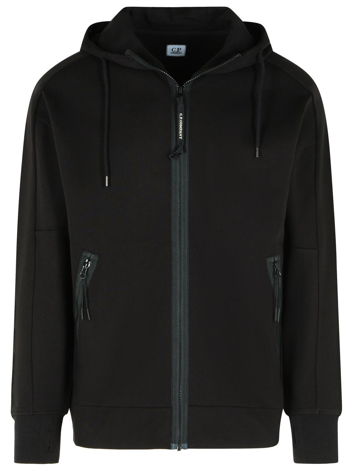 C.P. Company Black Cotton Sweatshirt Men - 1