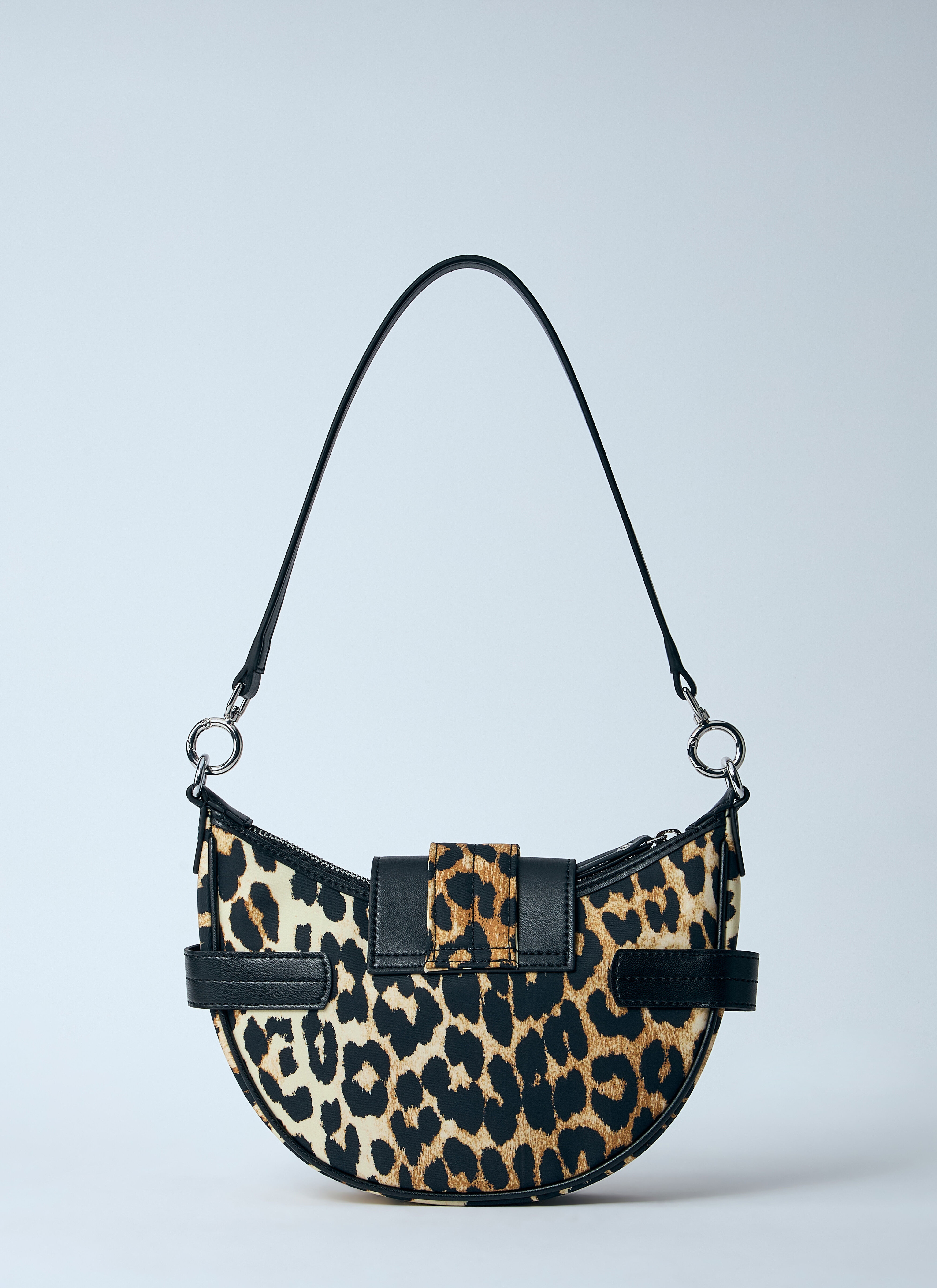 Small Leopard Bucky Crossbody Bag - 3
