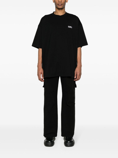 VETEMENTS embroidered-logo T-shirt outlook