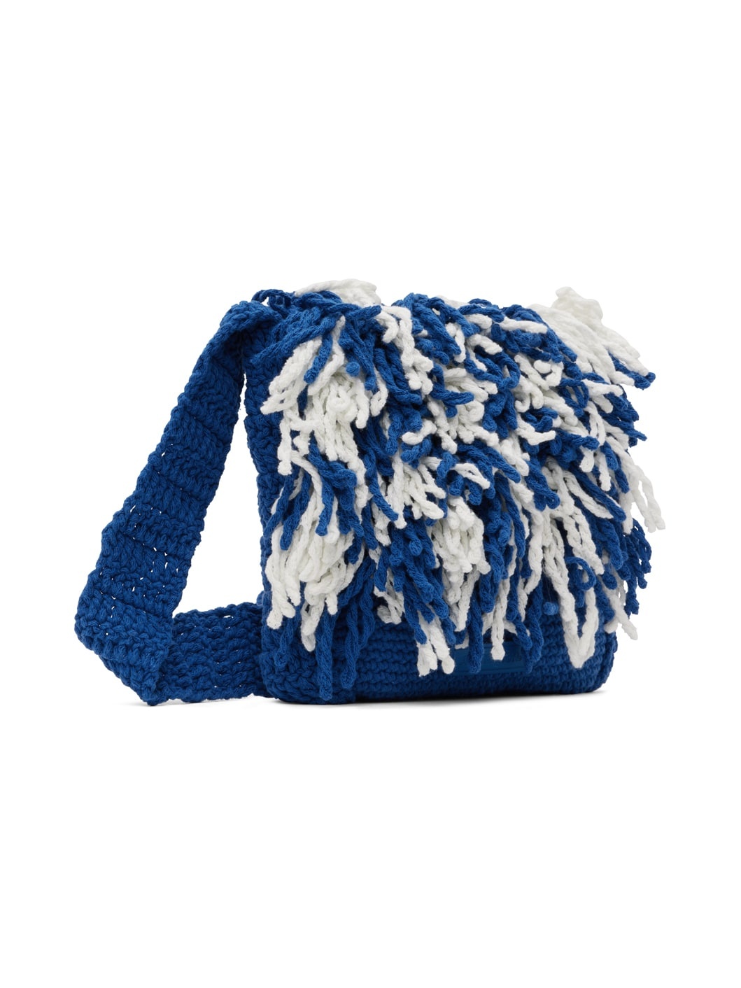 Blue Fringe Shoulder Bag - 2