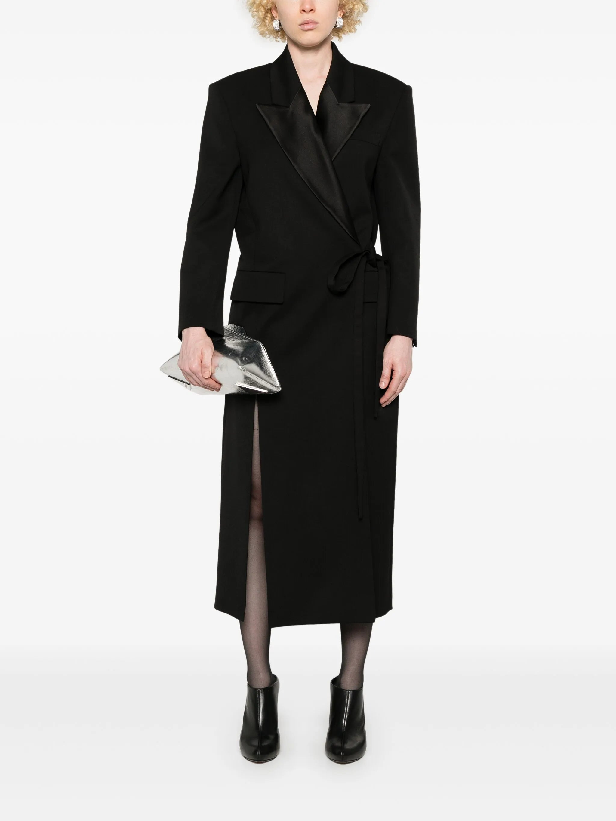 wrap-design coat - 2